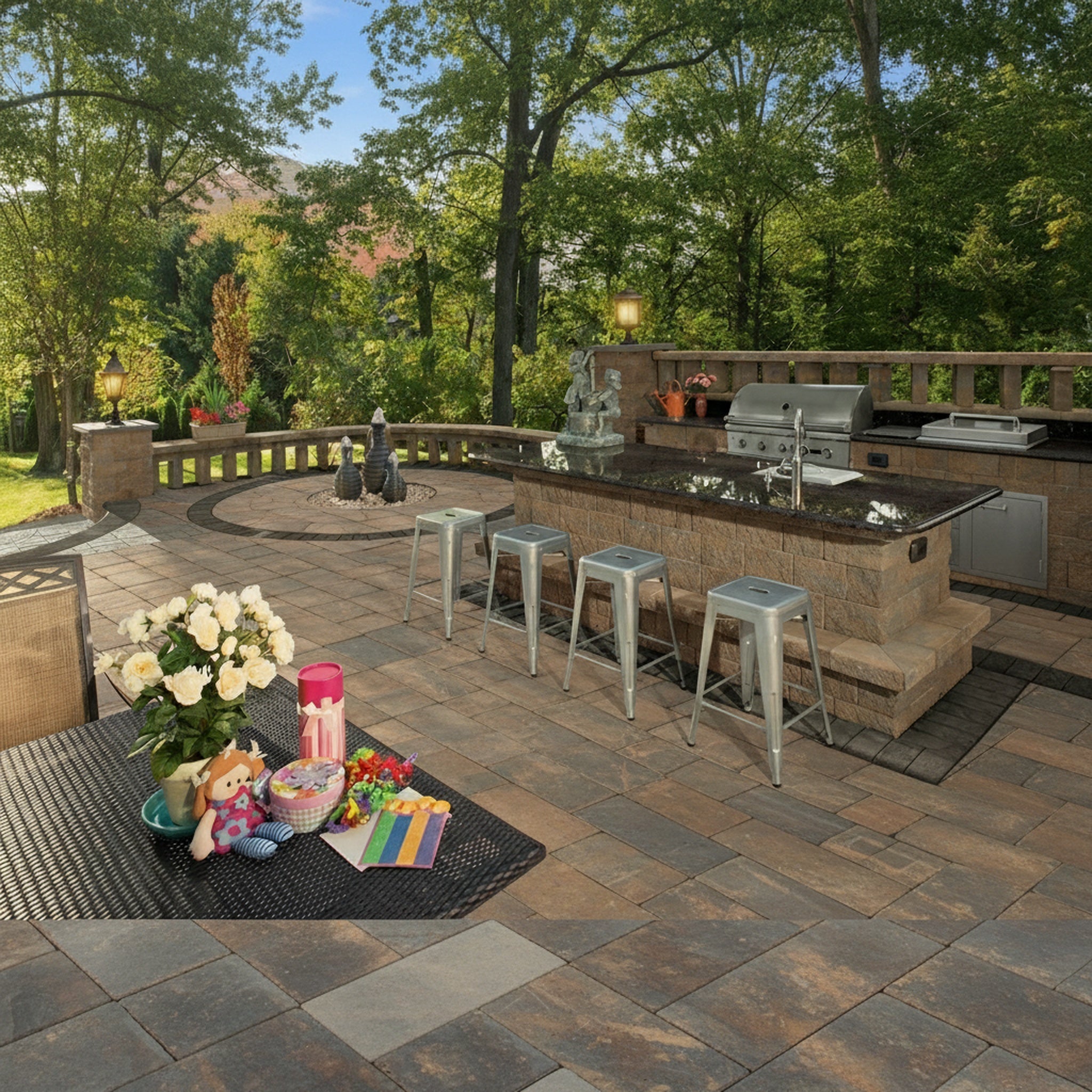 Sherwood Ledgestone XL 3-Pc. Design Kit Smooth - Lifestyle 4