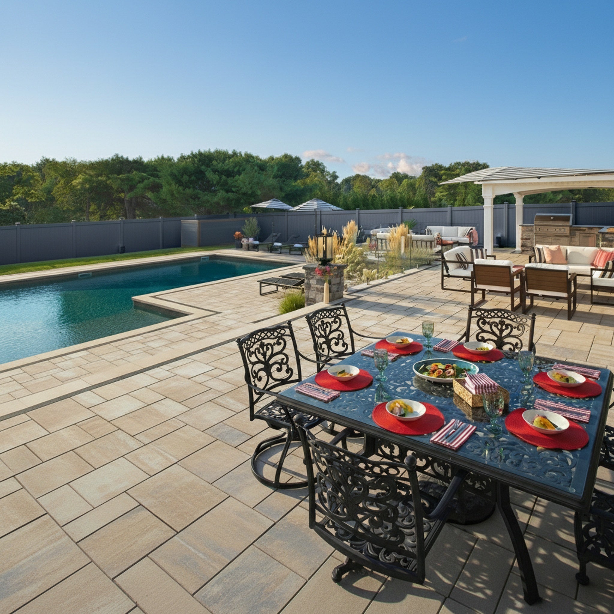 Sherwood Ledgestone XL 3-Pc. Design Kit Smooth - Lifestyle 1