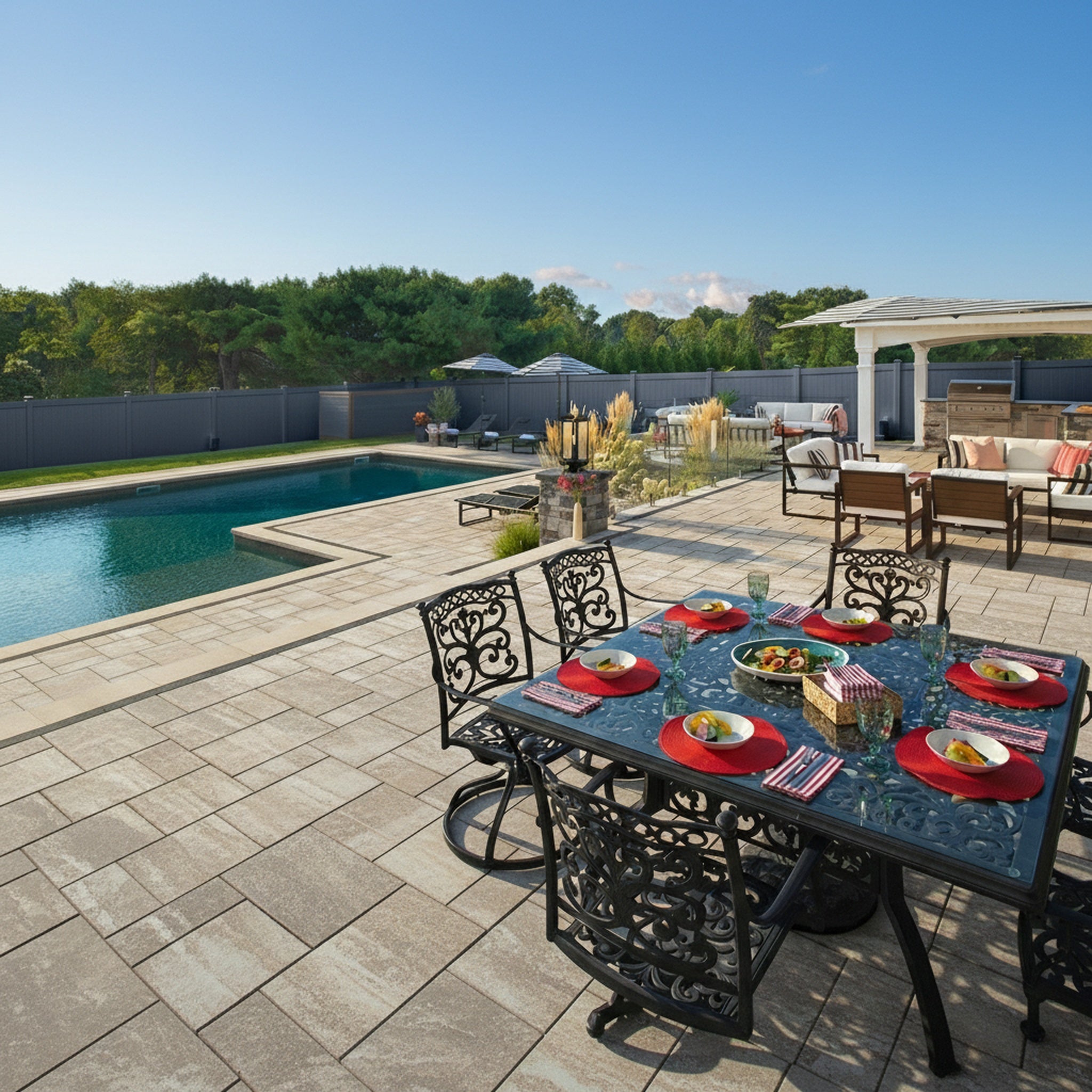 Sherwood Ledgestone XL 3-Pc. Design Kit Smooth - Lifestyle 1