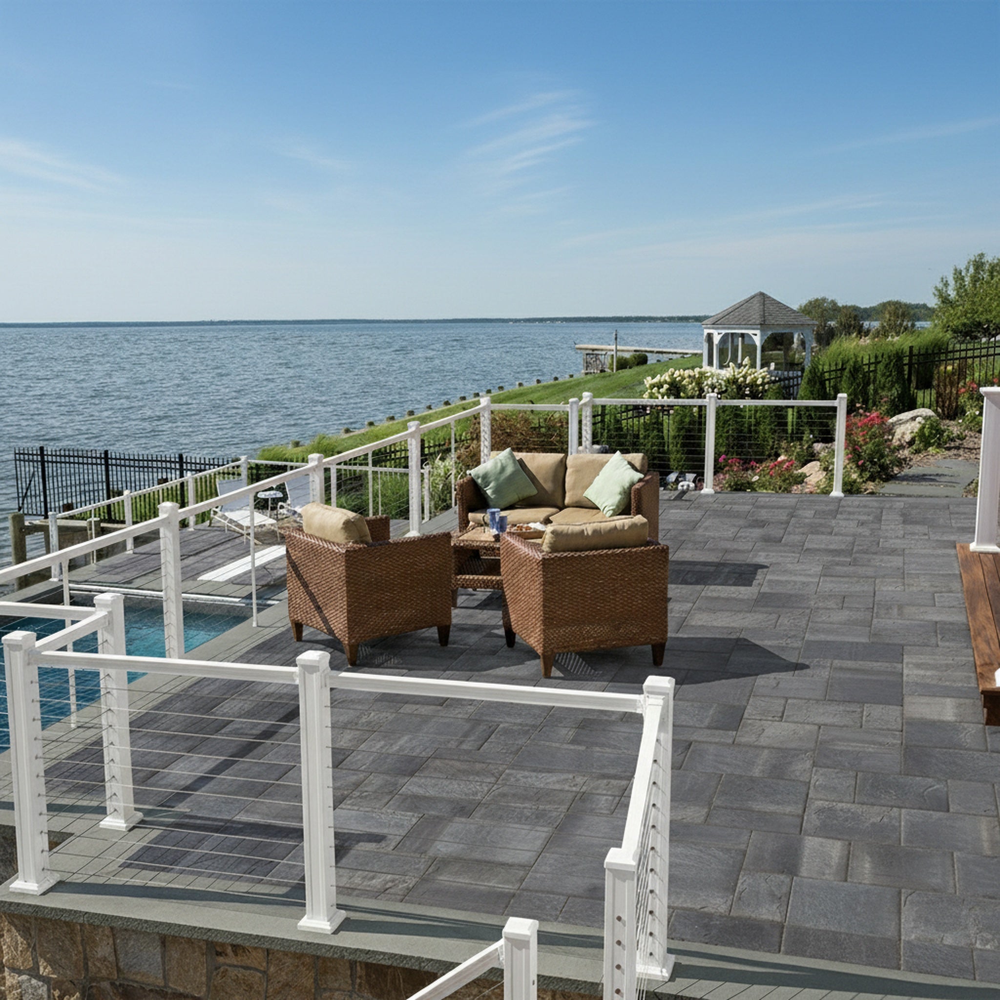 Sherwood Ledgestone XL 3-Pc. Design Kit - Lifestyle 1