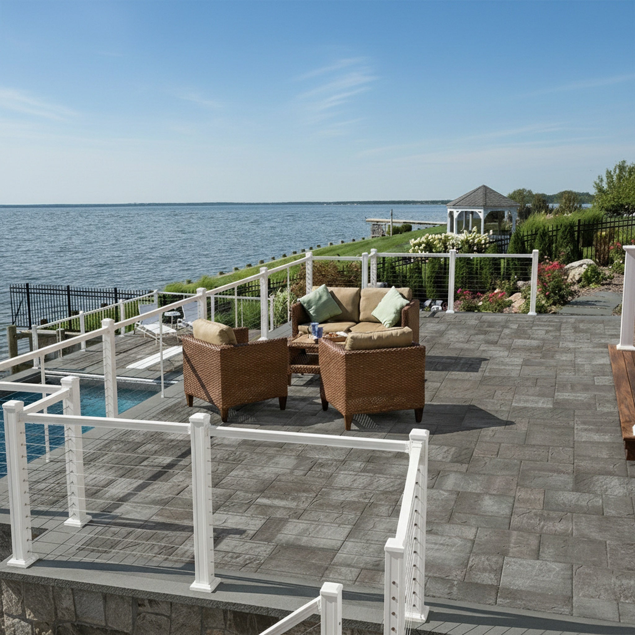 Sherwood Ledgestone XL 3-Pc. Design Kit - Lifestyle 1
