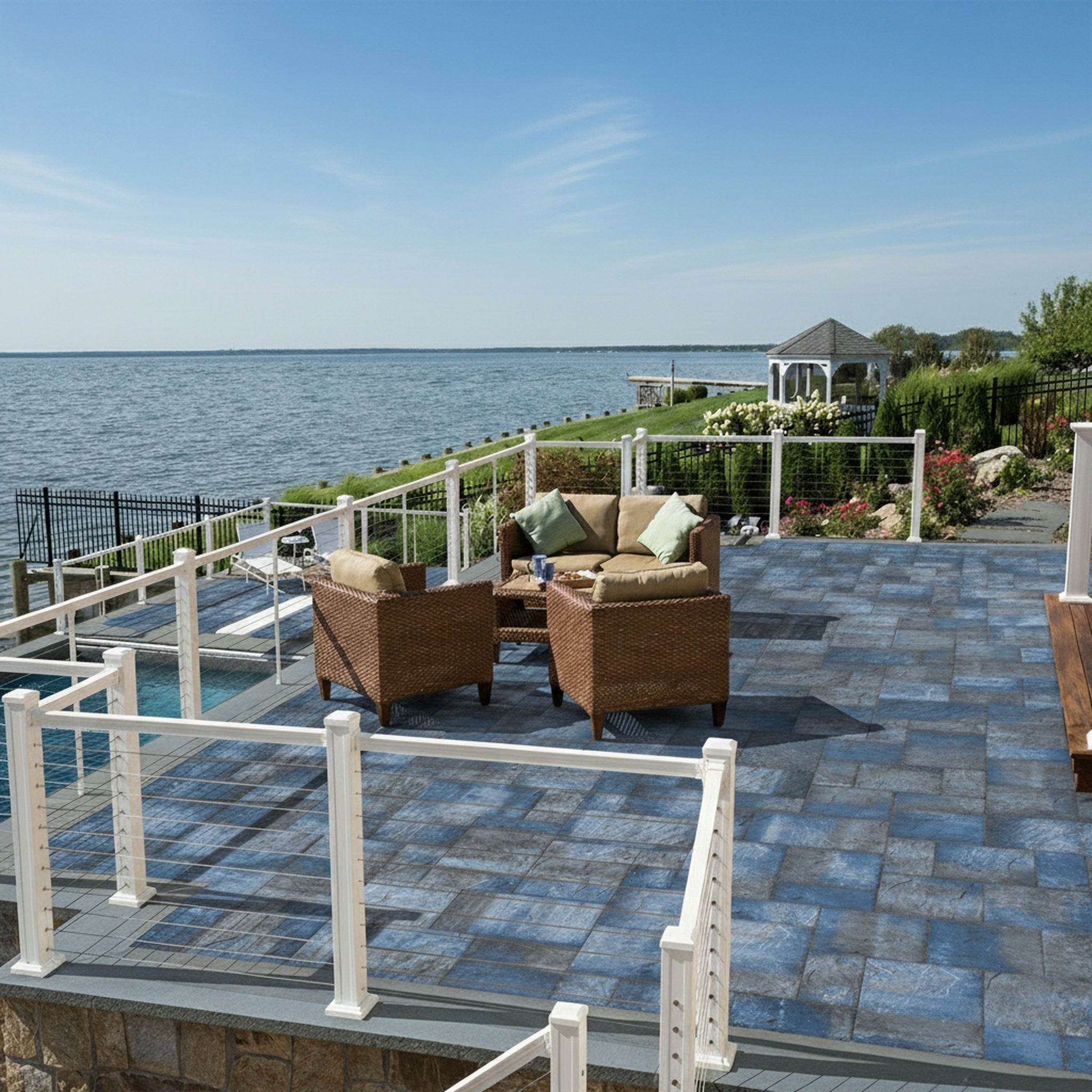 Sherwood Ledgestone XL 3-Pc. Design Kit - Lifestyle 1