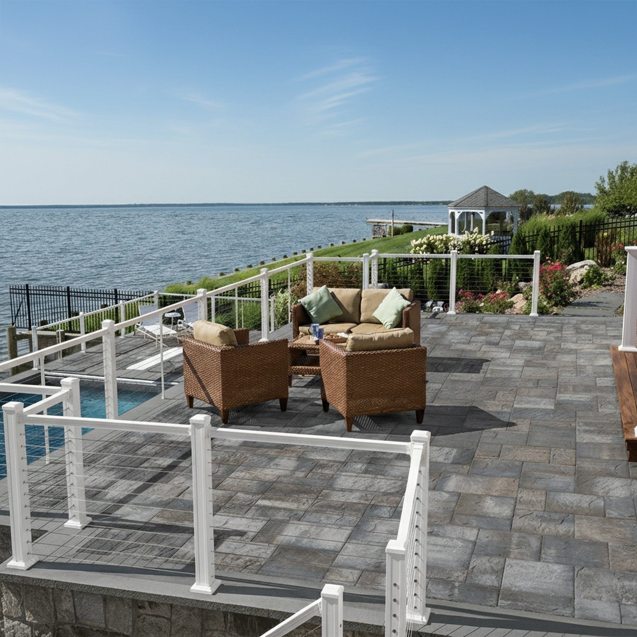 Sherwood Ledgestone XL 3-Pc. Design Kit - Lifestyle 1