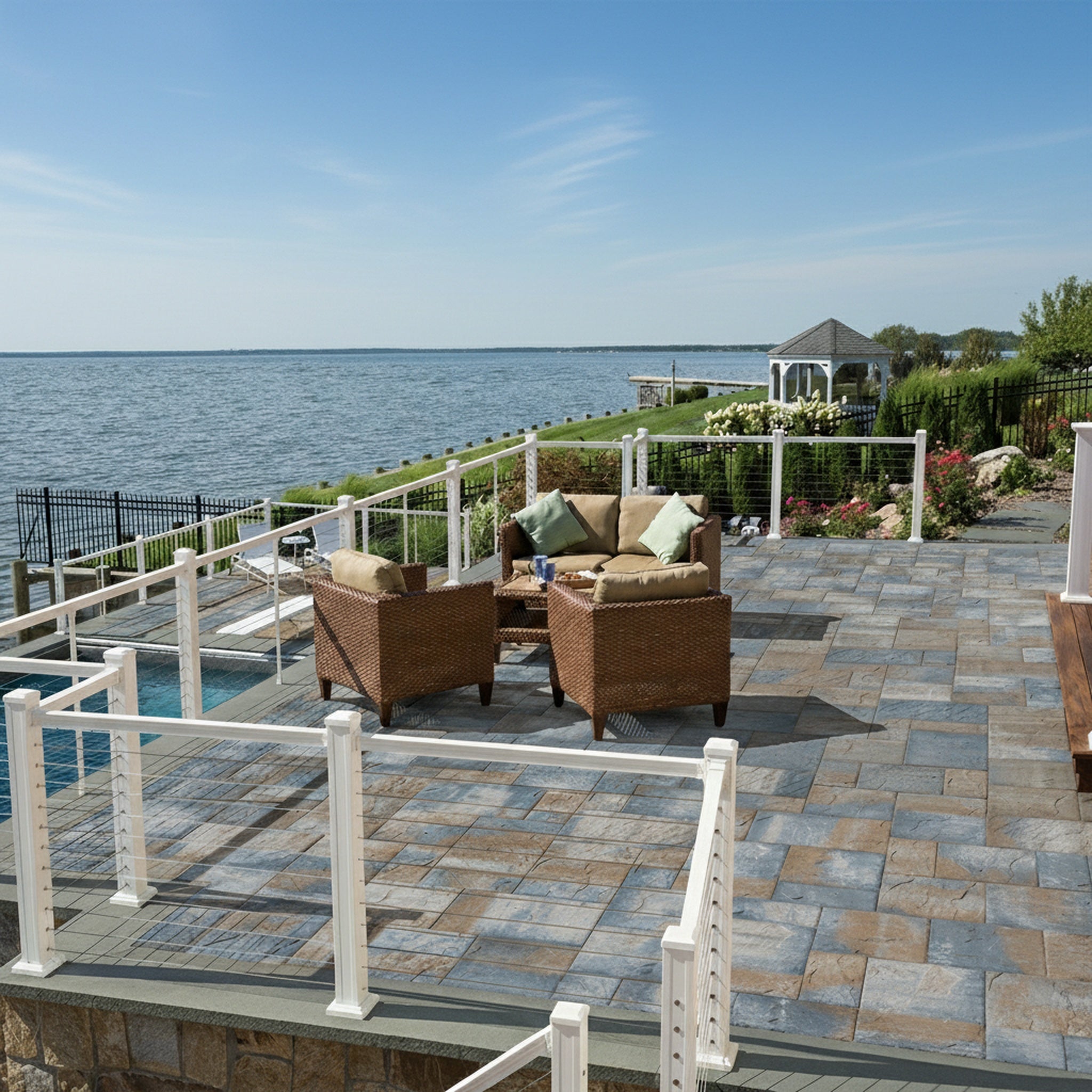 Sherwood Ledgestone XL 3-Pc. Design Kit - Lifestyle 1