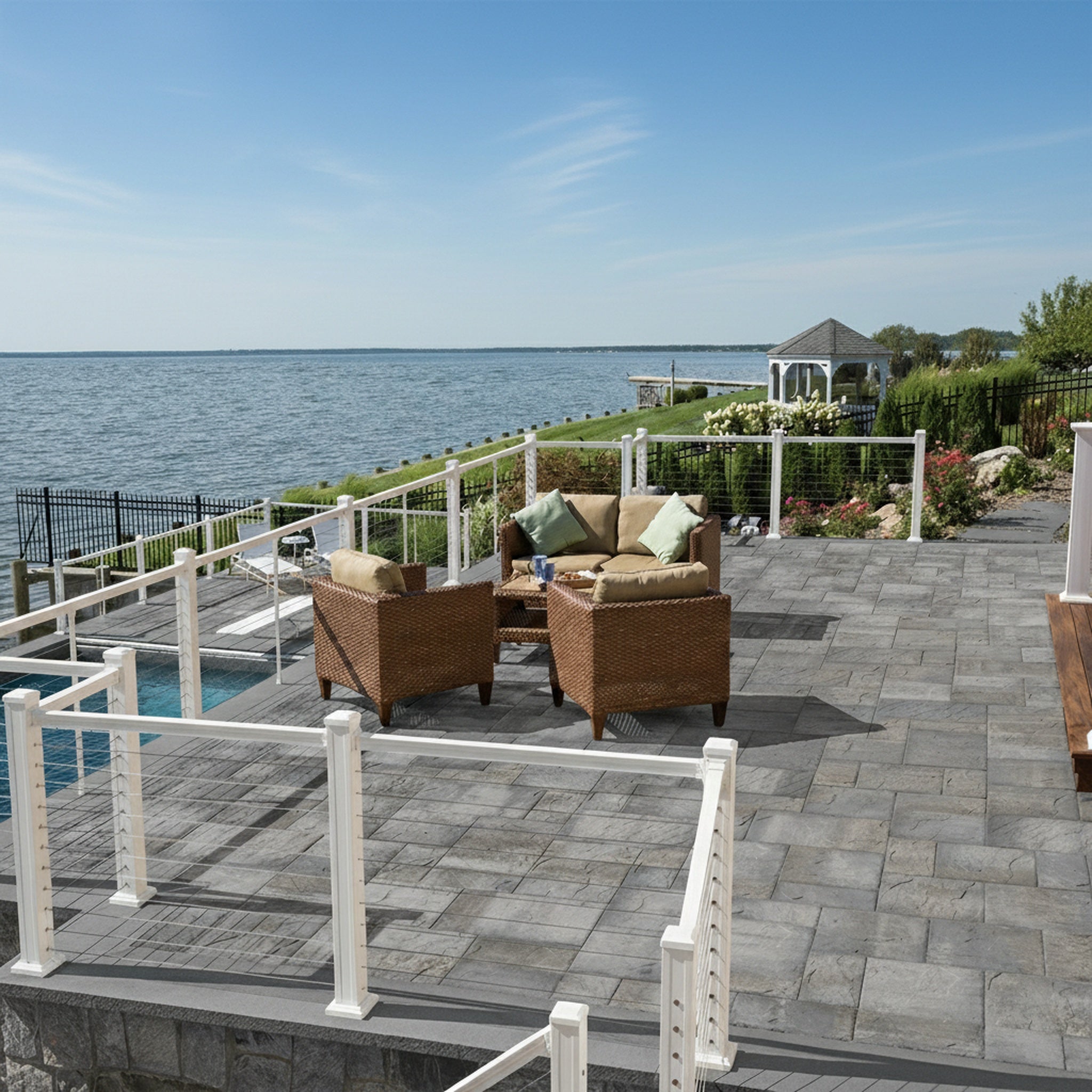Sherwood Ledgestone XL 3-Pc. Design Kit - Lifestyle 1
