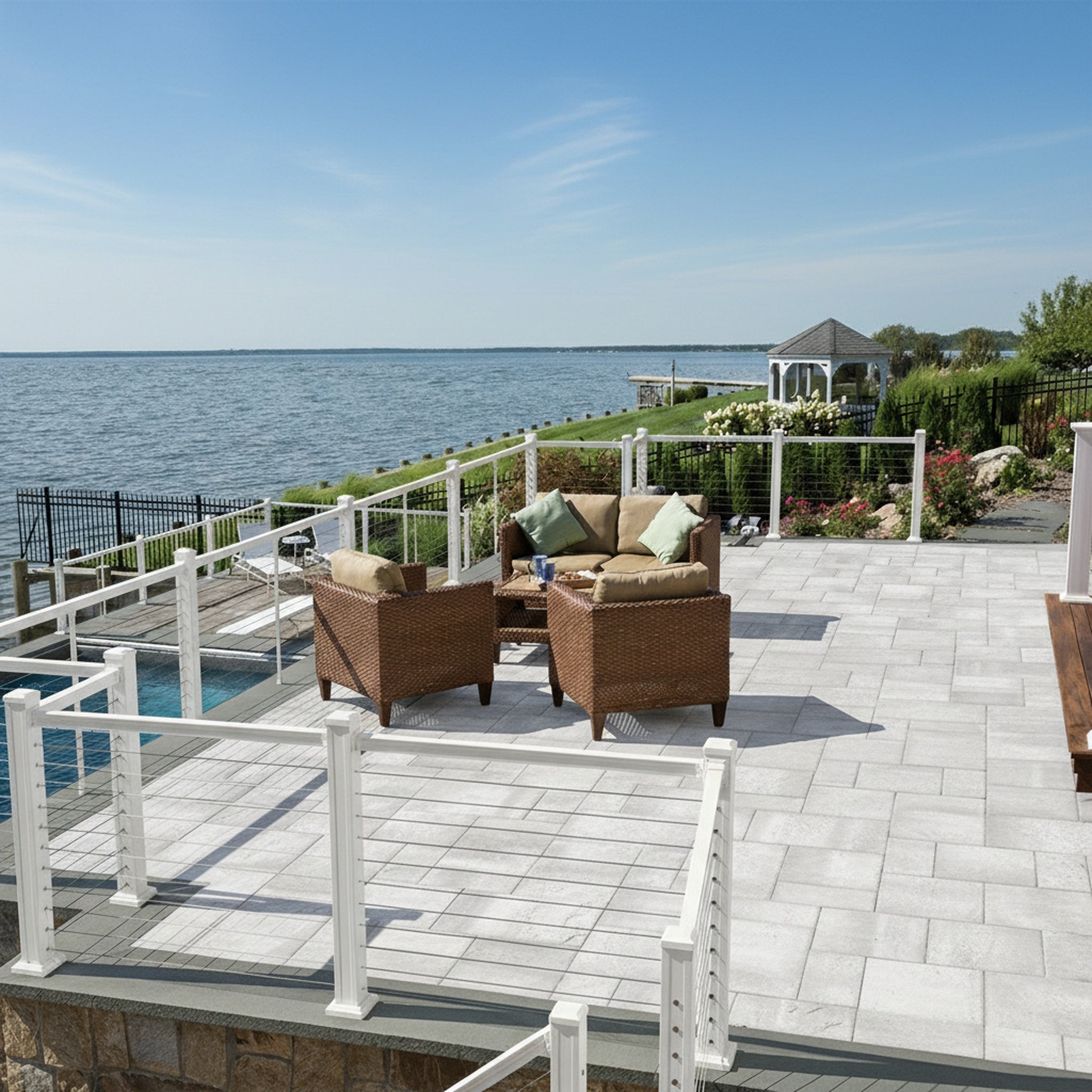 Sherwood Ledgestone XL 3-Pc. Design Kit - Lifestyle 1