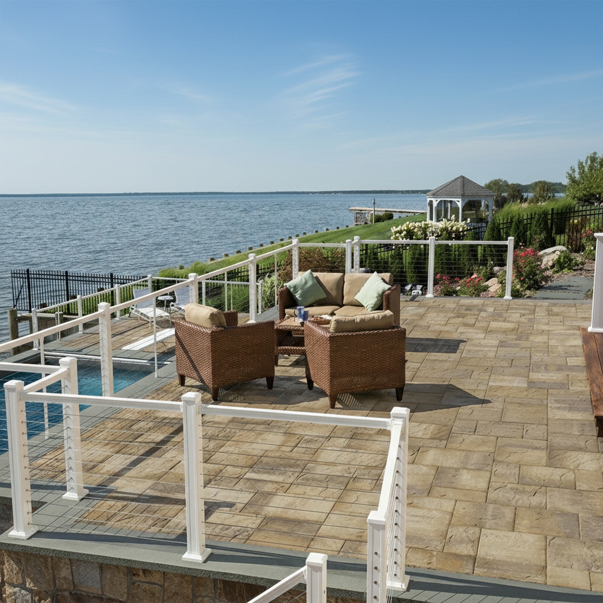 Sherwood Ledgestone XL 3-Pc. Design Kit - Lifestyle 1