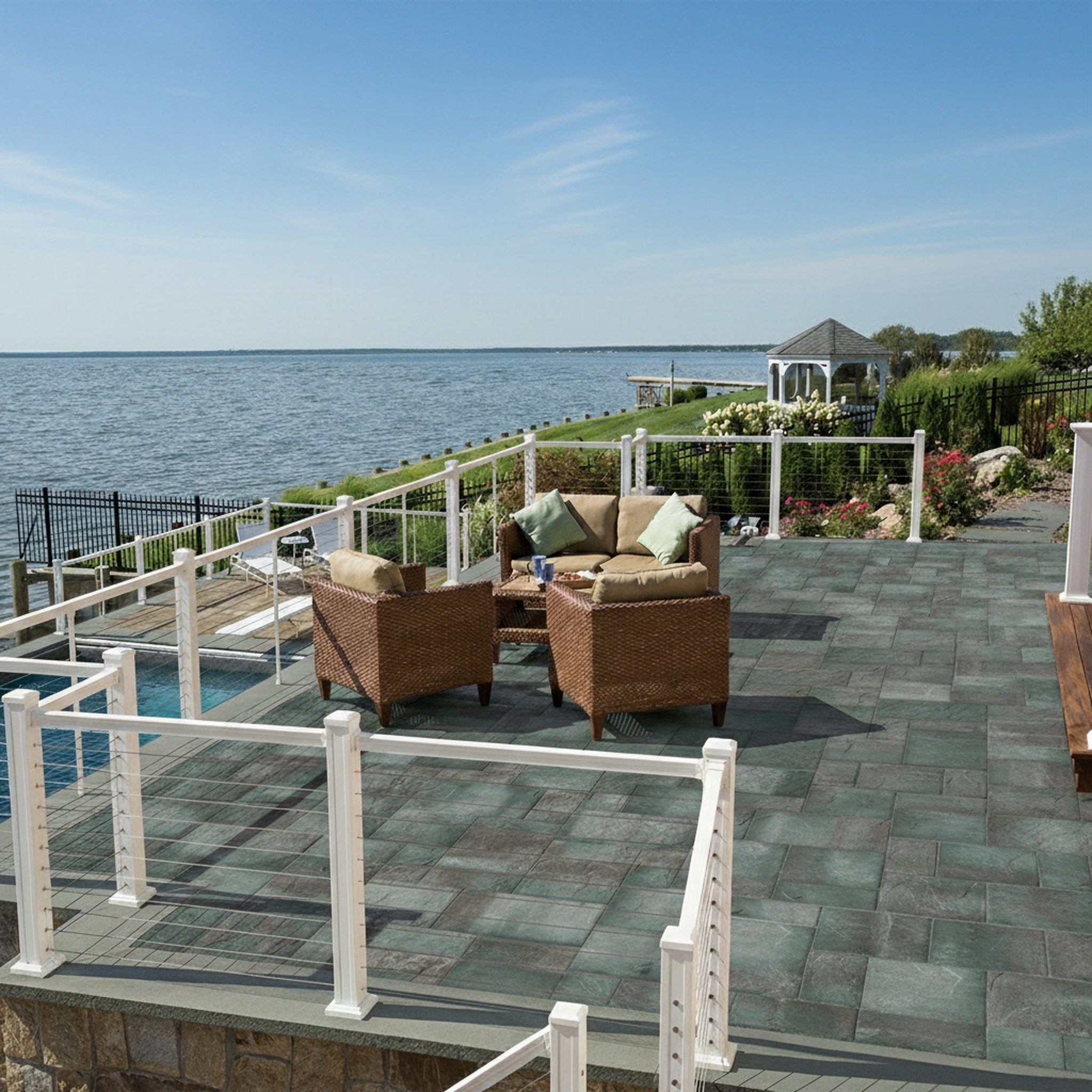 Sherwood Ledgestone XL 3-Pc. Design Kit - Lifestyle 1