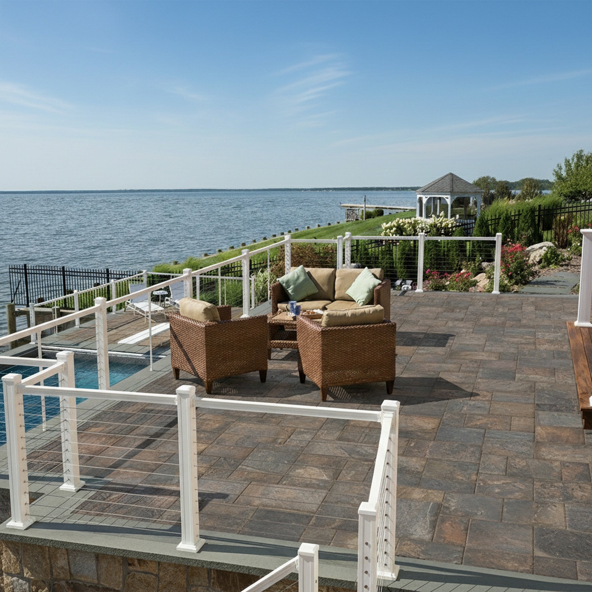 Sherwood Ledgestone XL 3-Pc. Design Kit - Lifestyle 1