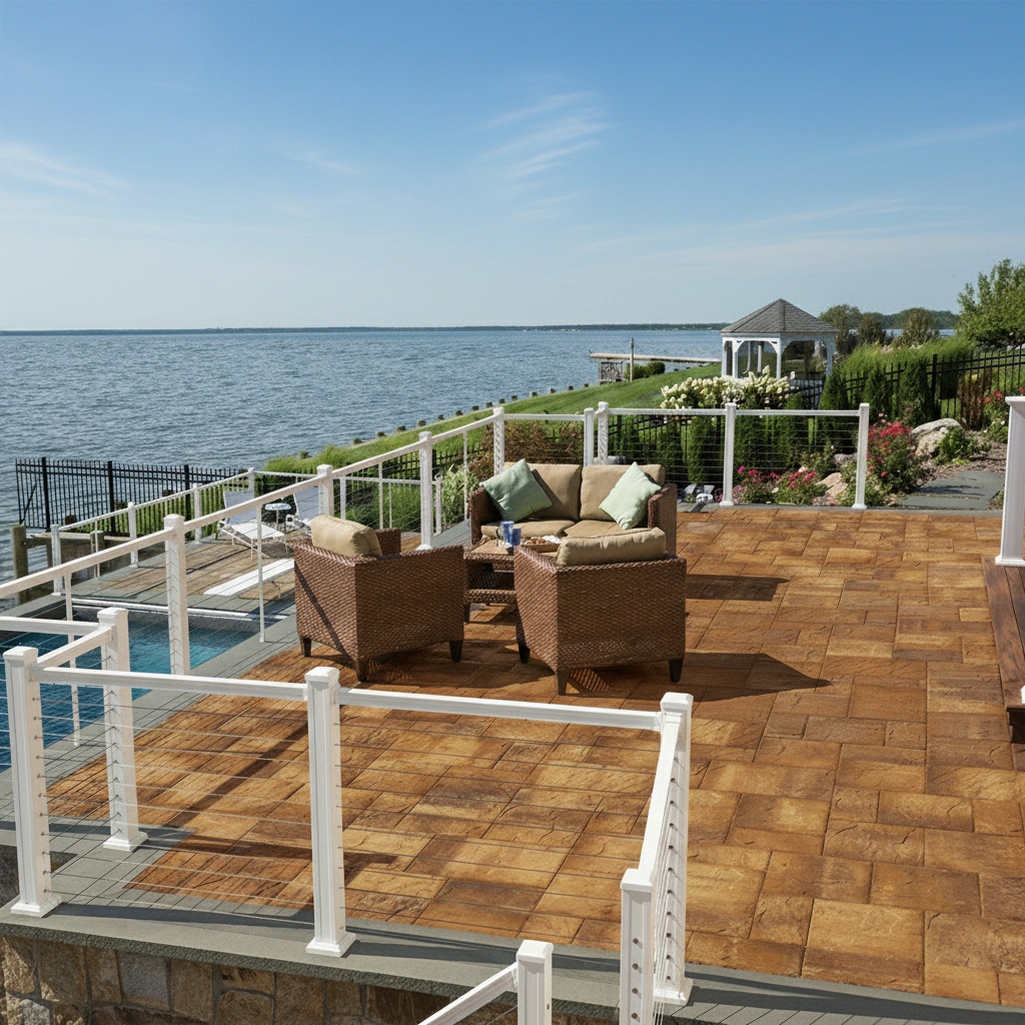 Sherwood Ledgestone XL 3-Pc. Design Kit - Lifestyle 1