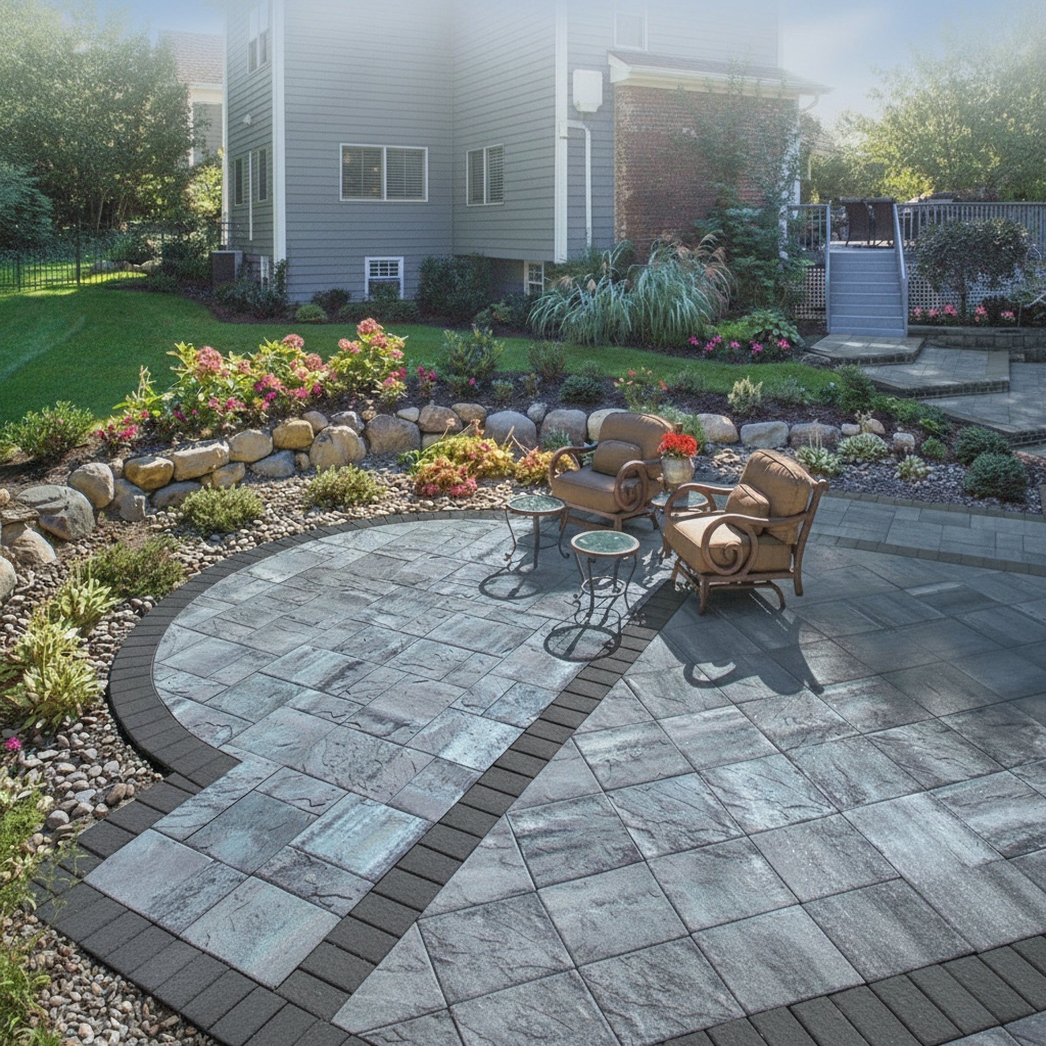 Sherwood Ledgestone XL 3-Pc. Design Kit - Lifestyle 2