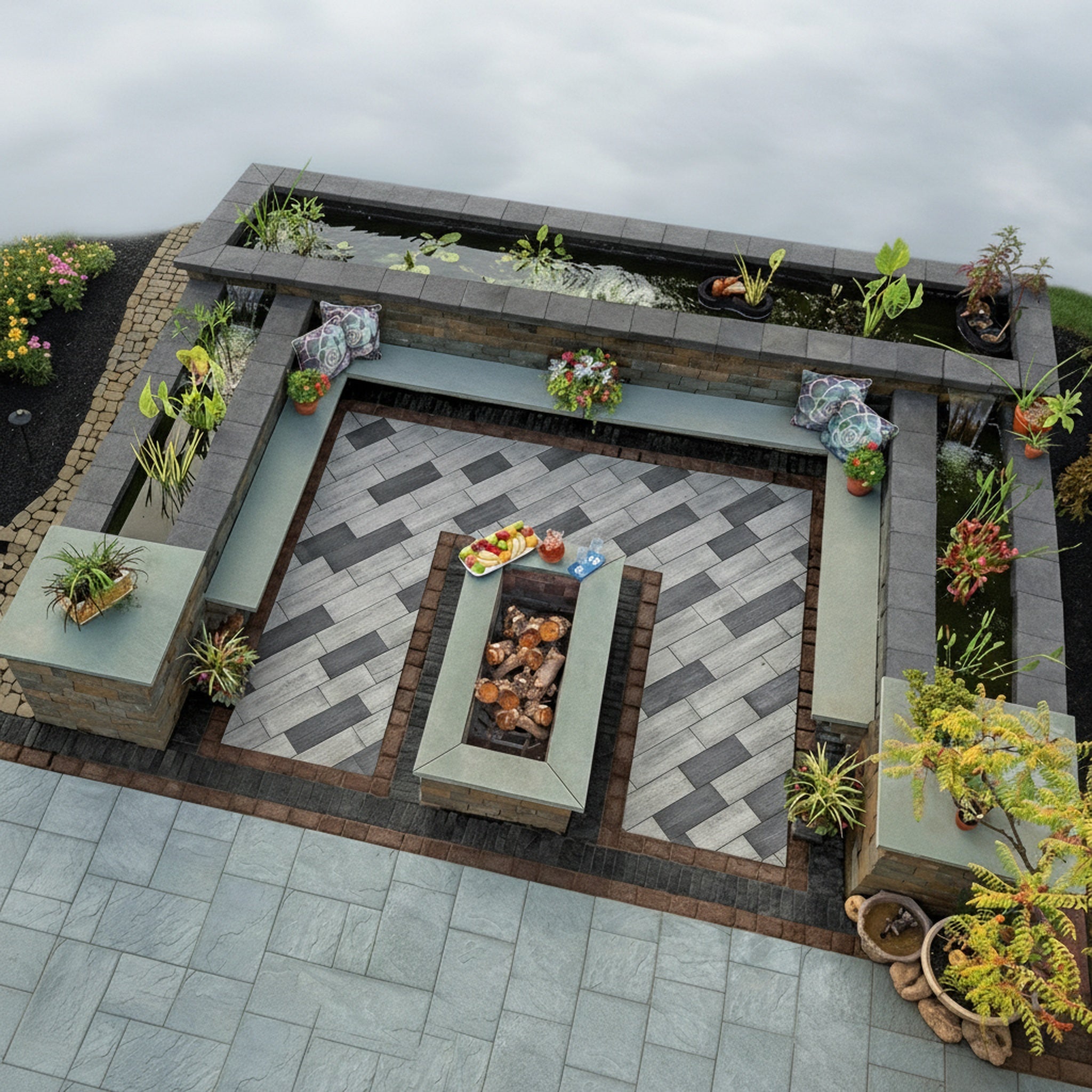 Sherwood Timber Stone 4-Pc. Design Kit - Lifestyle 1