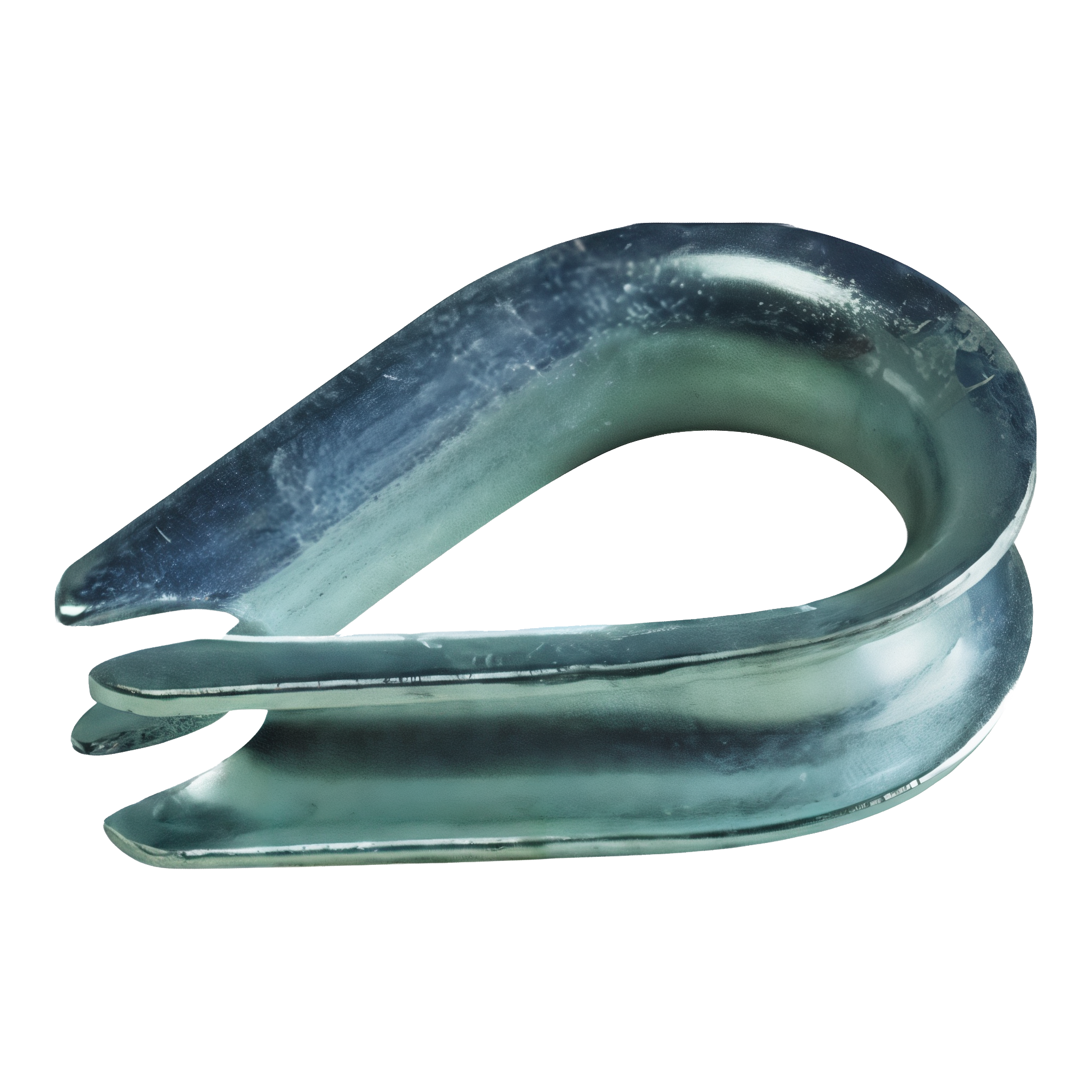 Campbell Galvanized Zinc Wire Rope Thimble, 5/8 inch size.