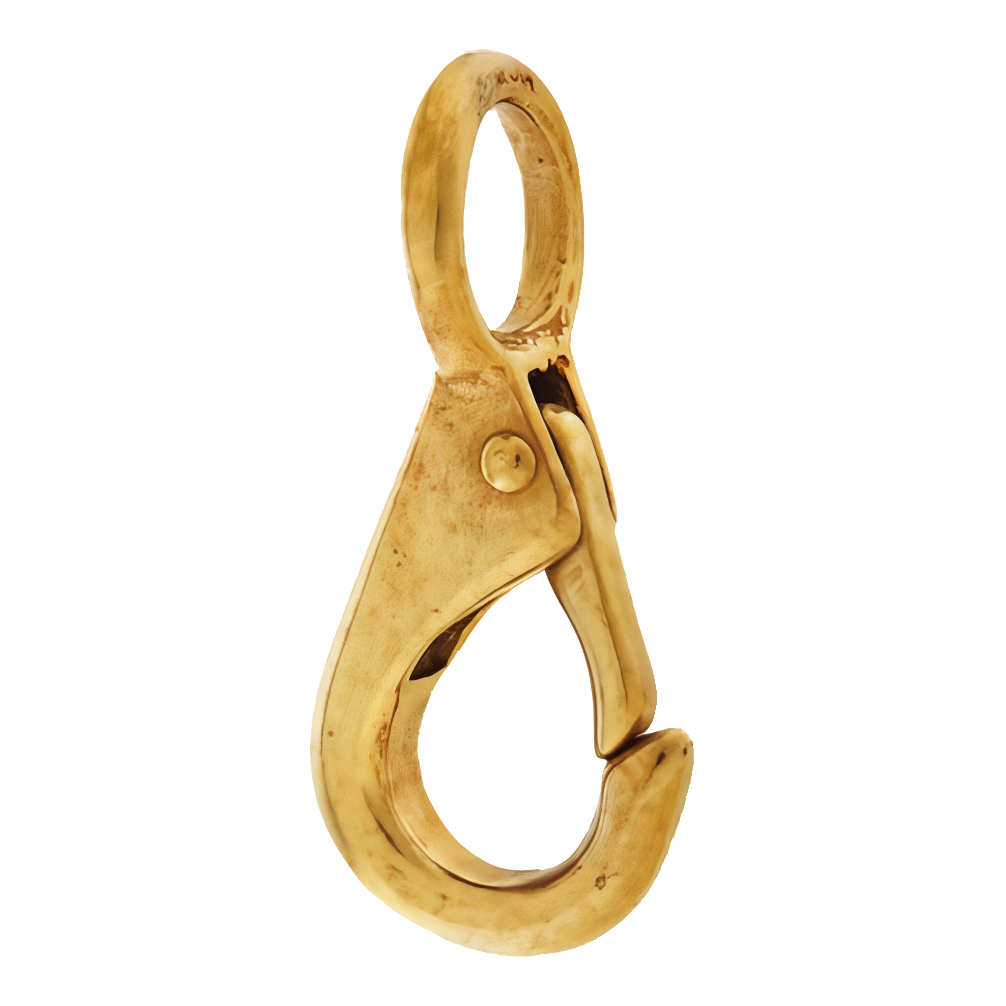 Campbell Polished Bronze Quick Snap, 5/8 inch, 70 lb capacity.