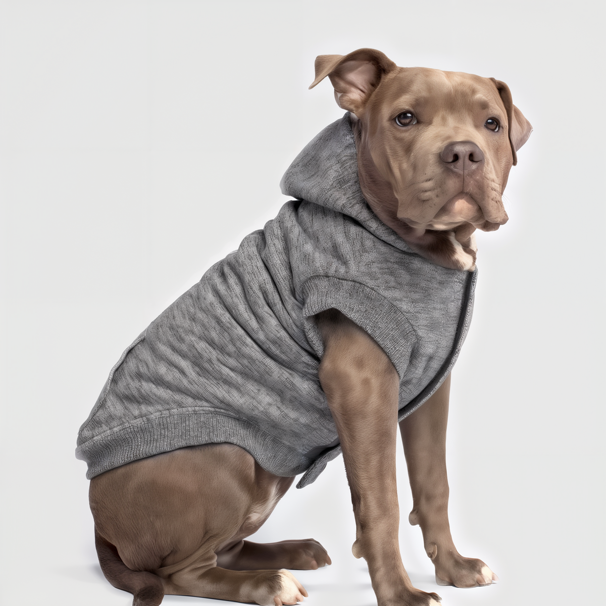 Canada Pooch Cozy Caribou Hoodie Maroon -- lifestyle