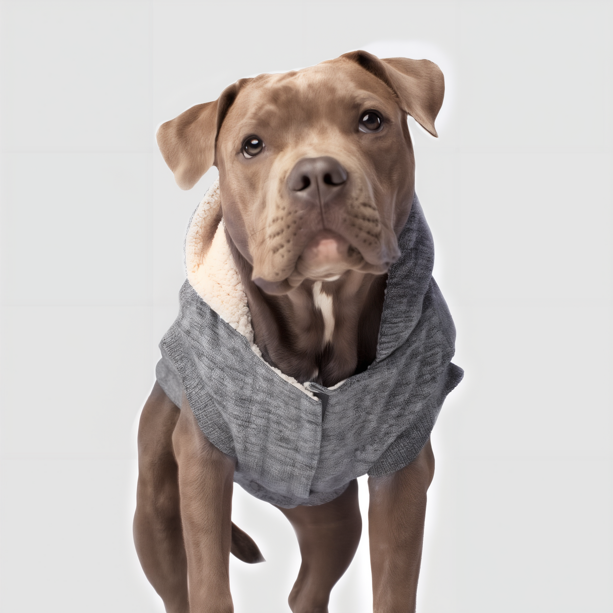 Canada Pooch Cozy Caribou Hoodie Maroon -- lifestyle