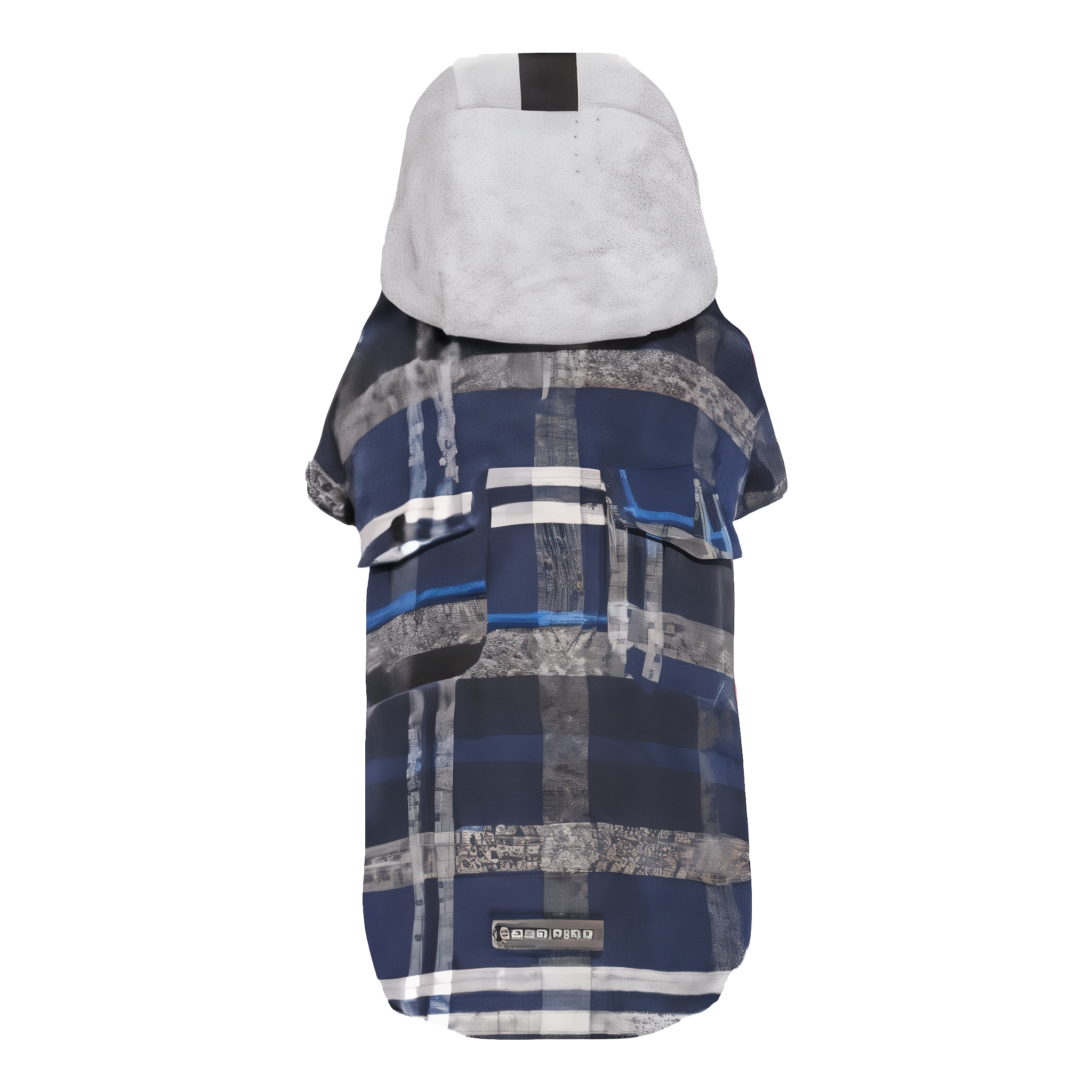 Canada Pooch Dog The Shacket Jacket in blue plaid, size 22. #Blue Plaid#22