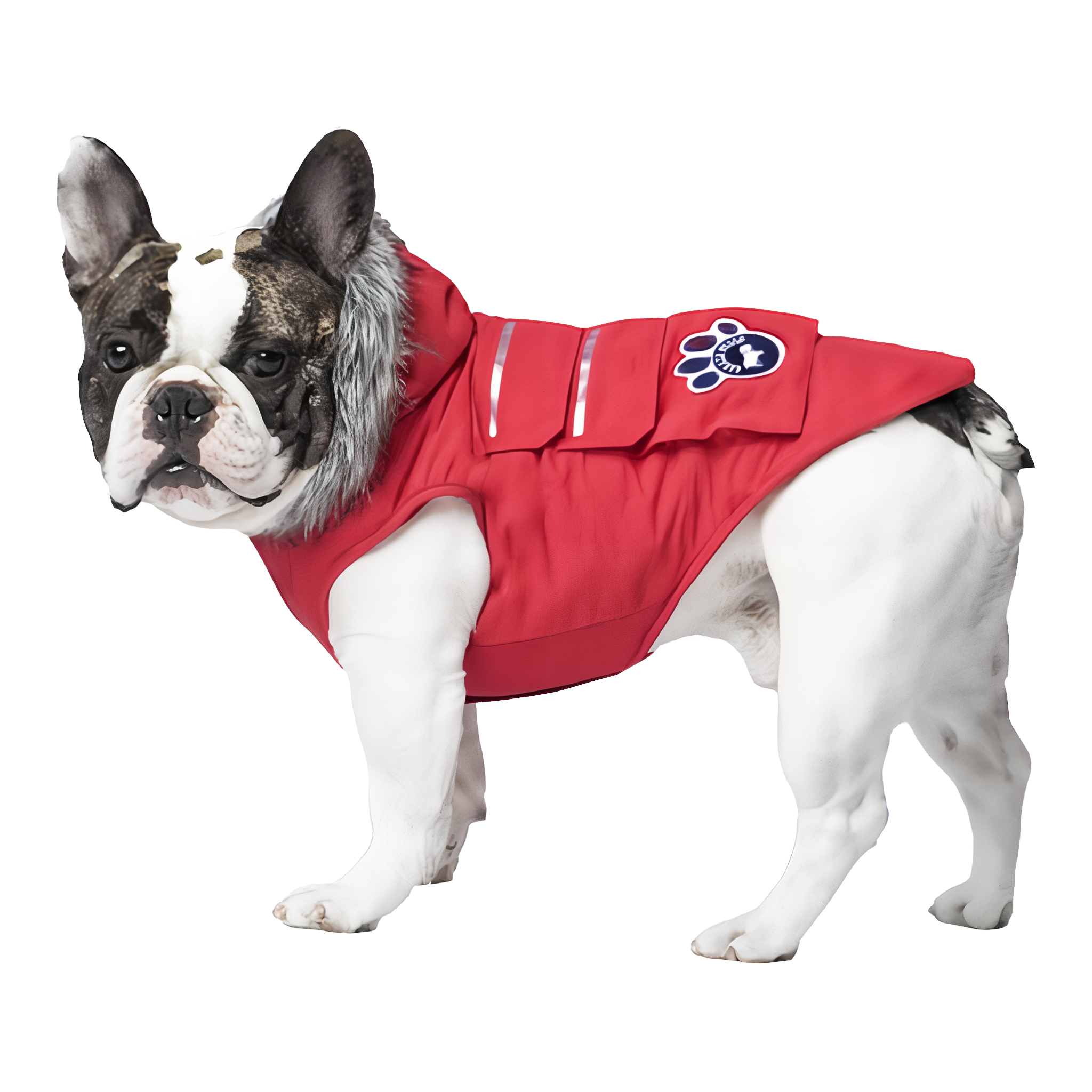 Canada Pooch Everest Explorer Dog Coat in Red, size 20