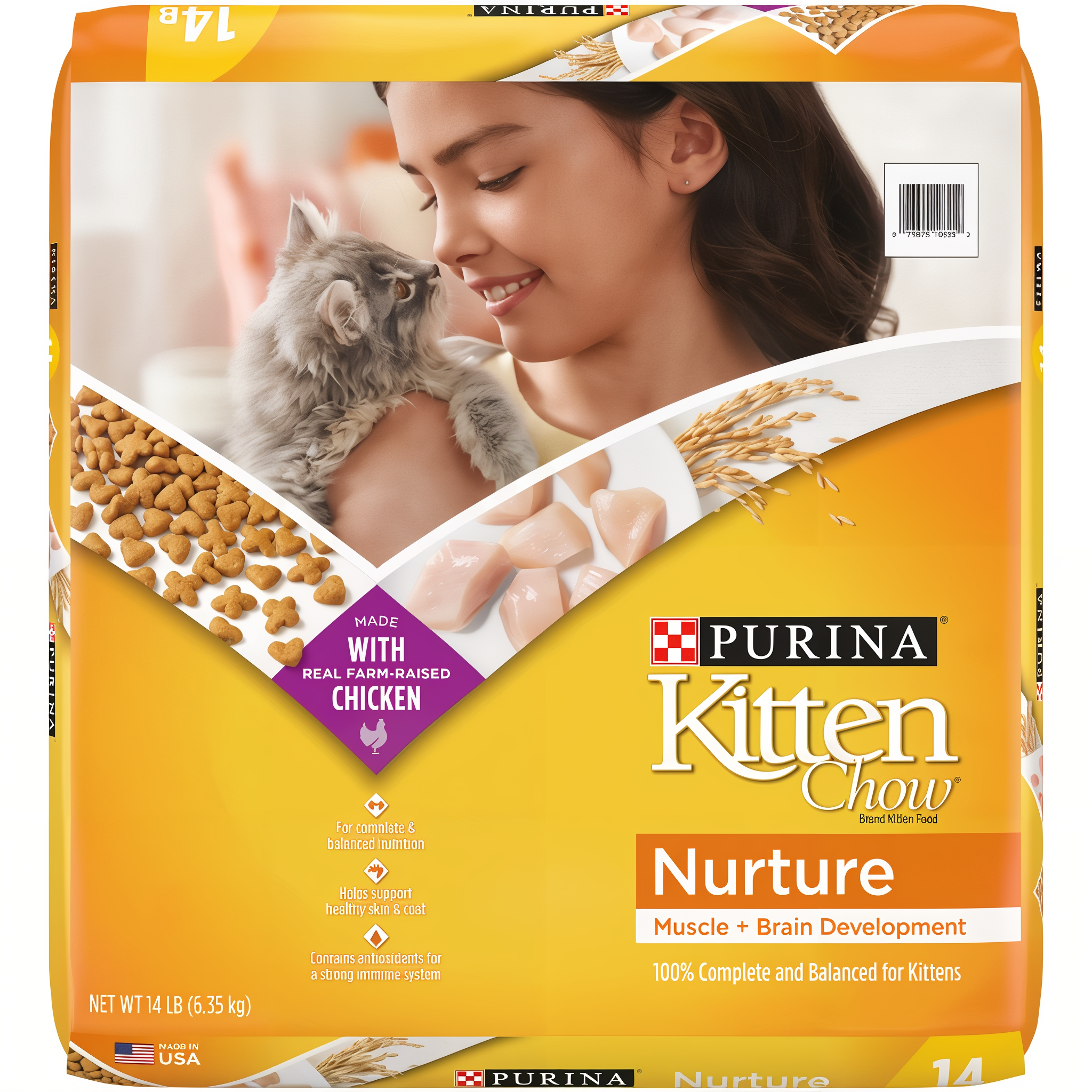 Purina Kitten Chow Healthy Development Indoor Dry Kitten Food
