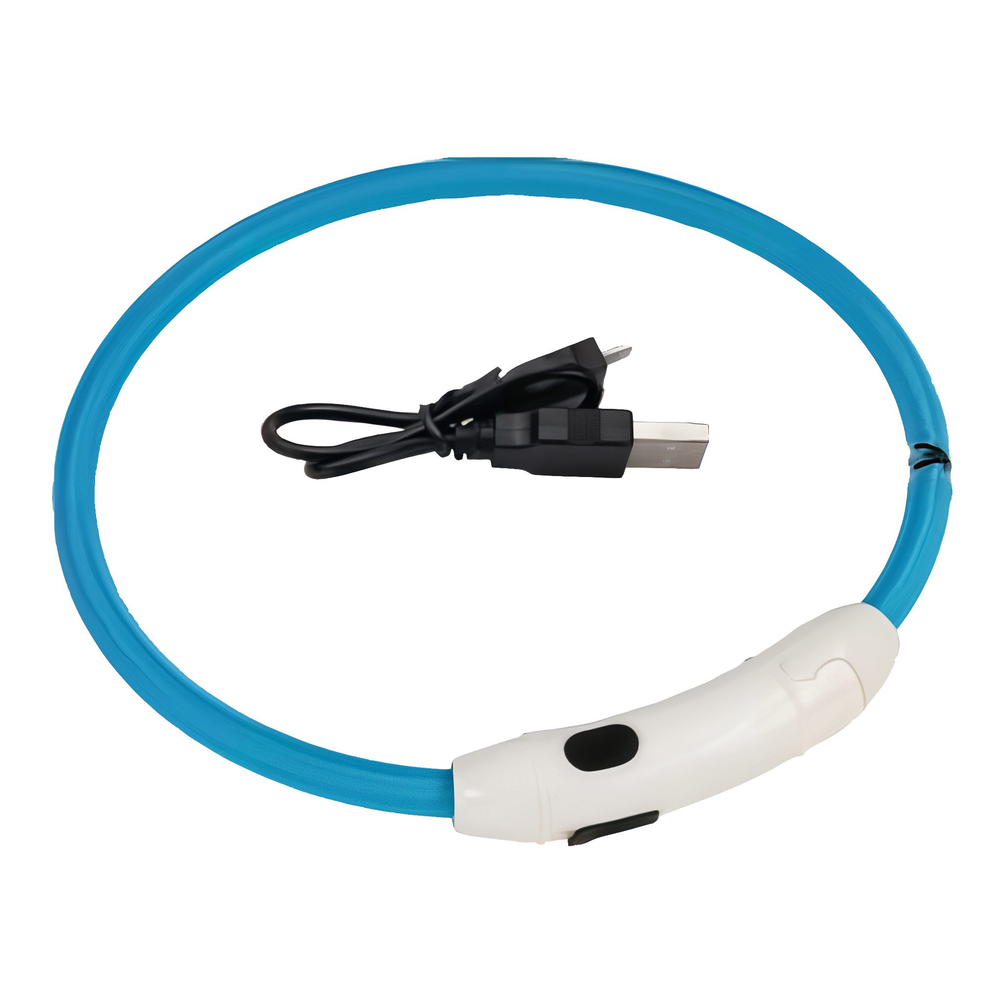 Coastal Pet USB Light-Up Neck Ring - Dog Collar with Lights for Night Safety