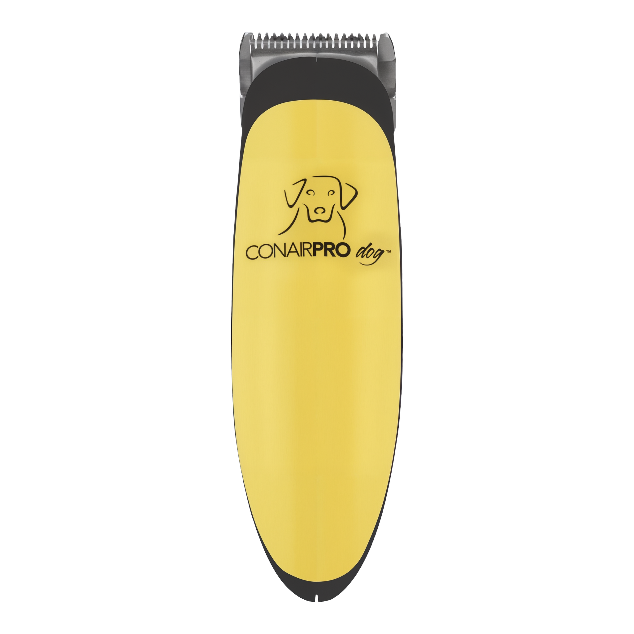 ConairPro Palm Pro Pet Micro Trimmer yellow palm-sized pet trimmer front view #Per Unit