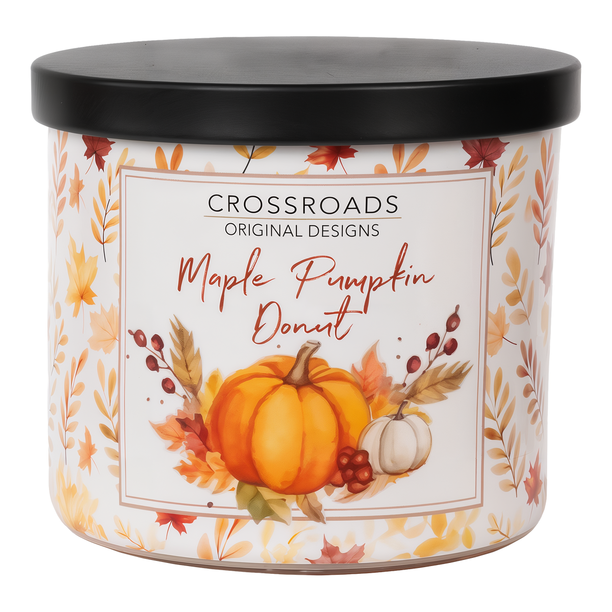 Crossroads Maple Pumpkin Donut 15 oz Country Cottage Candle -- product image