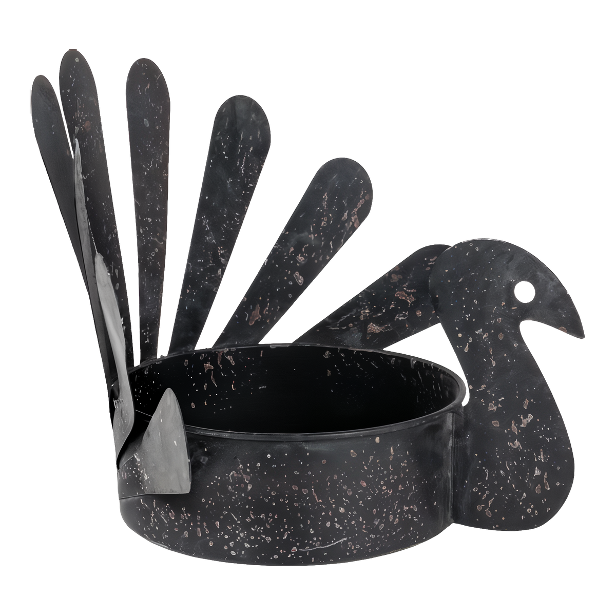 Crossroads Metal Turkey Candle Holder, Small -- product image