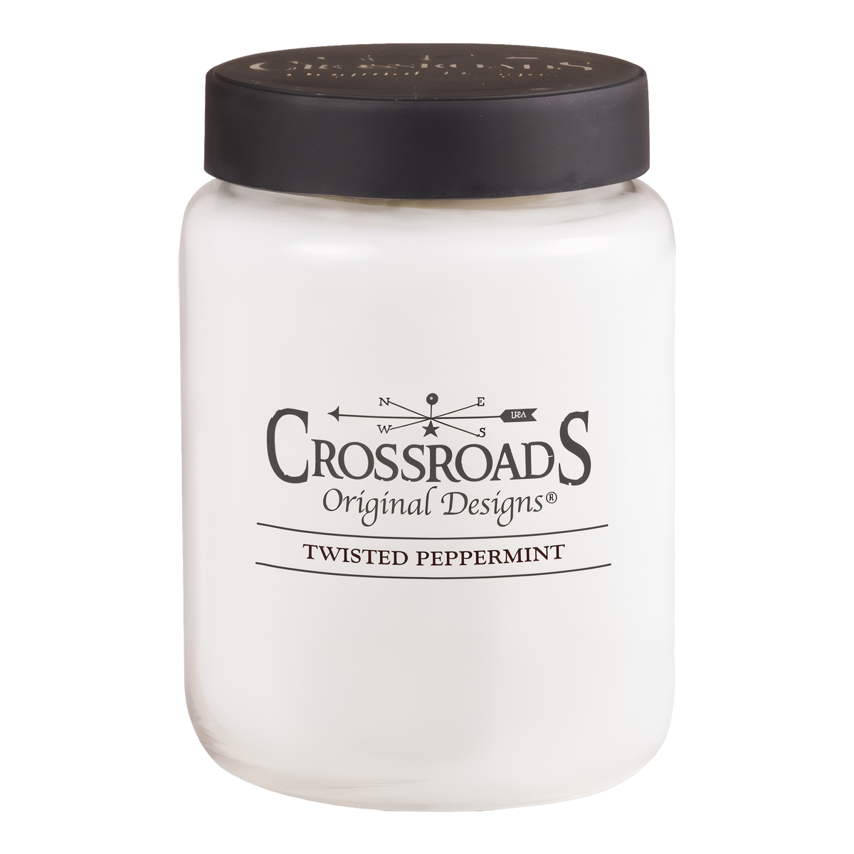 Crossroads Twisted Peppermint 26 oz Jar Candle -- product image #26 oz#Per Unit