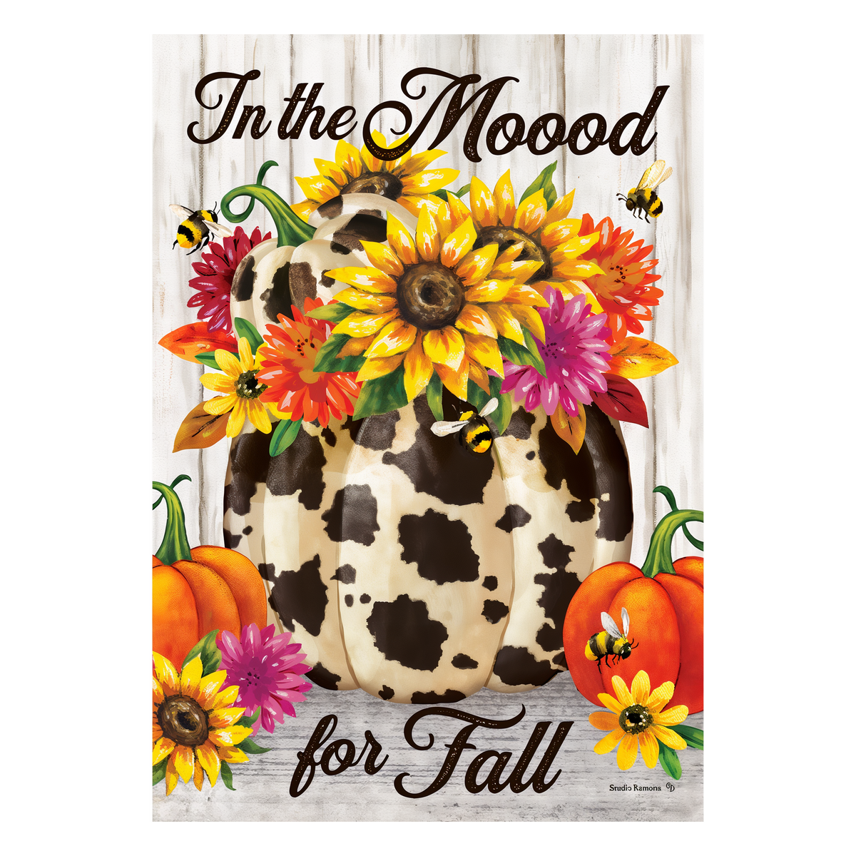 Custom Decor In the Moood Garden Flag -- artwork