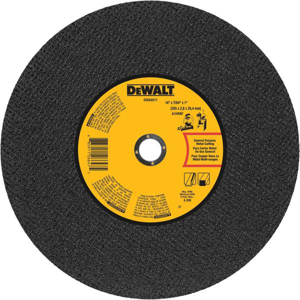 DeWalt General Purpose Chop Saw Wheel-Metal