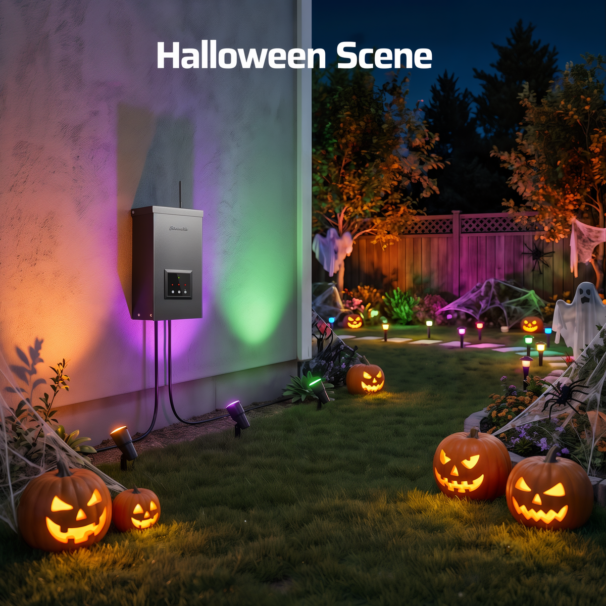 Dewenwils Wi-Fi Low Voltage Landscape Transformer -- lifestyle