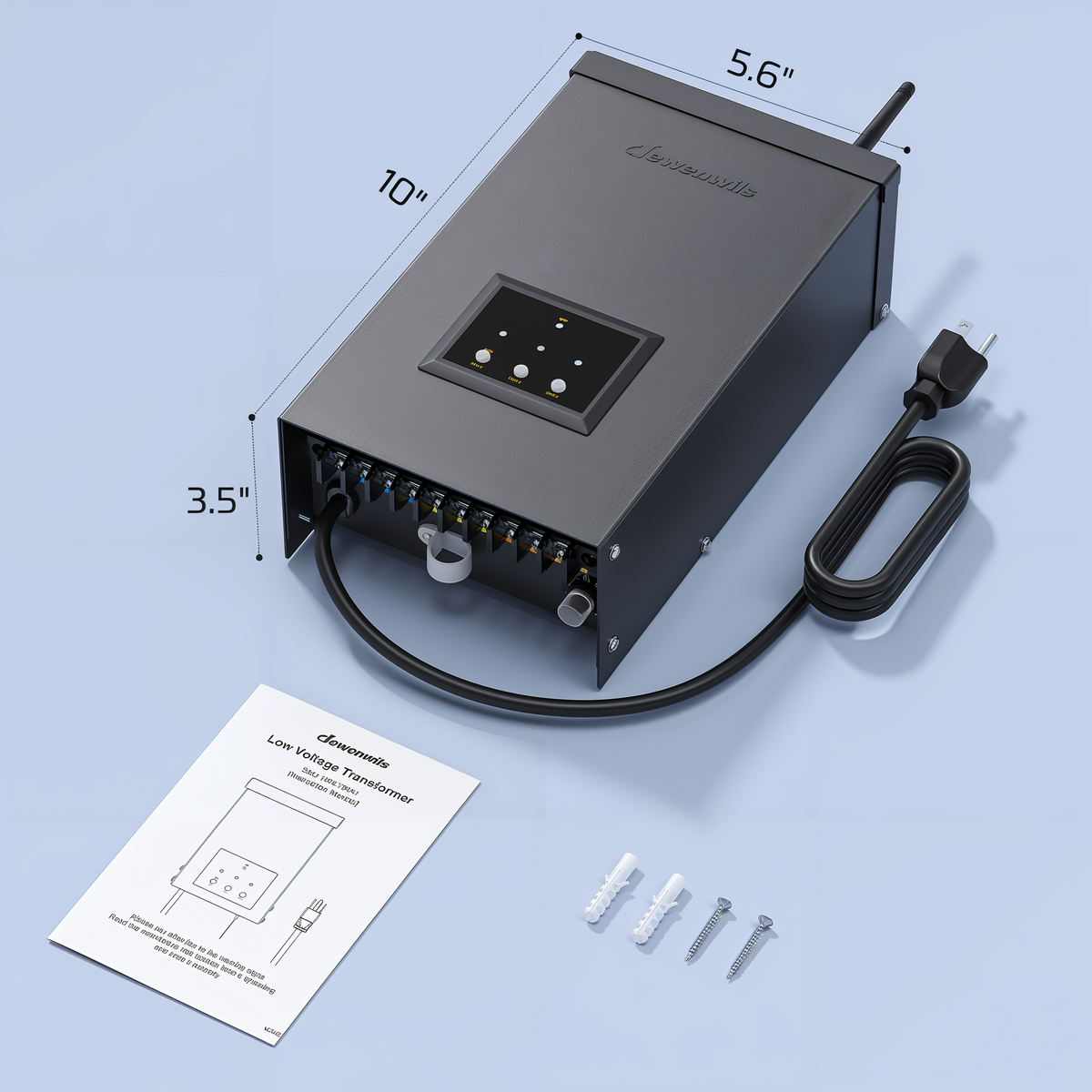 Dewenwils Wi-Fi Low Voltage Landscape Transformer -- diagram