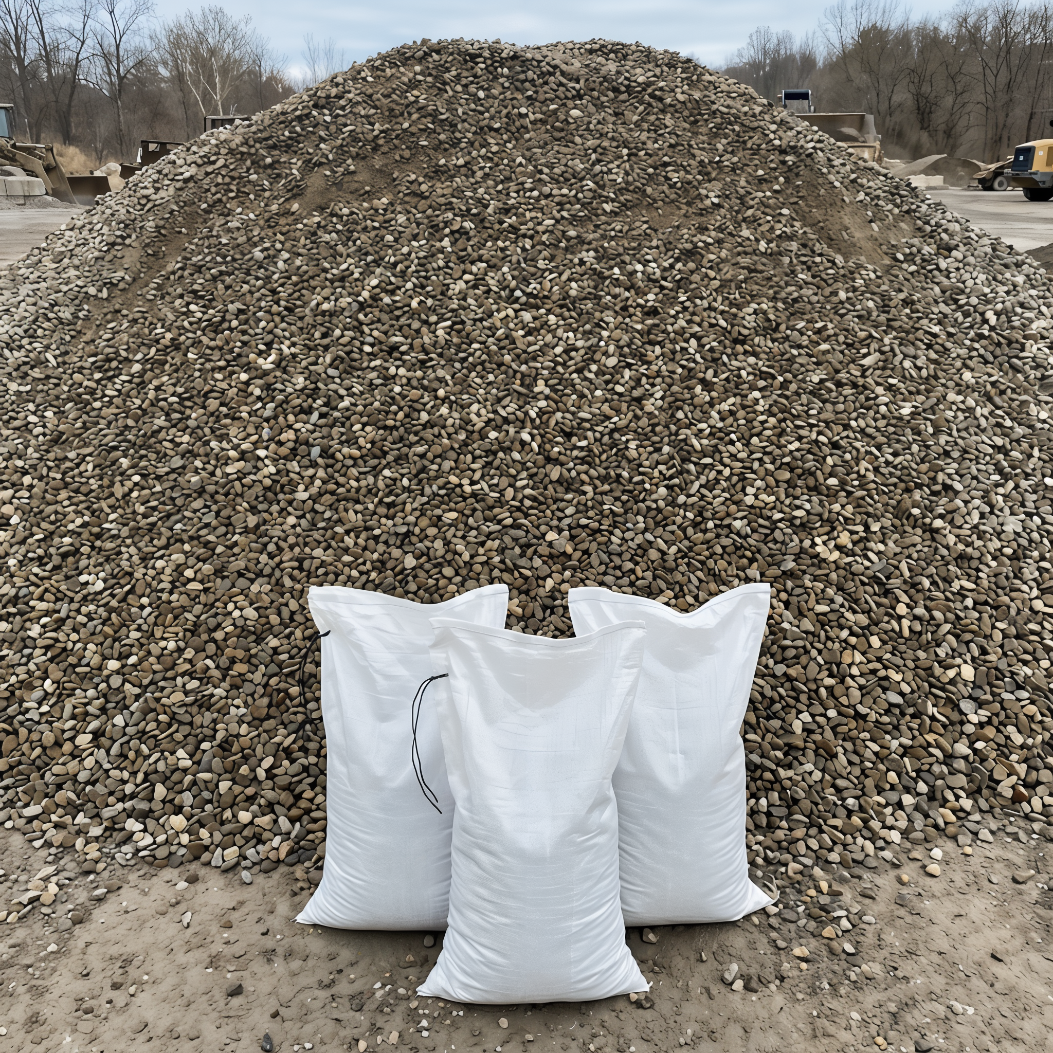 Desert Gap Stone, 3/8 inch angular crushed aggregate. #3/8"#50 LB Bag