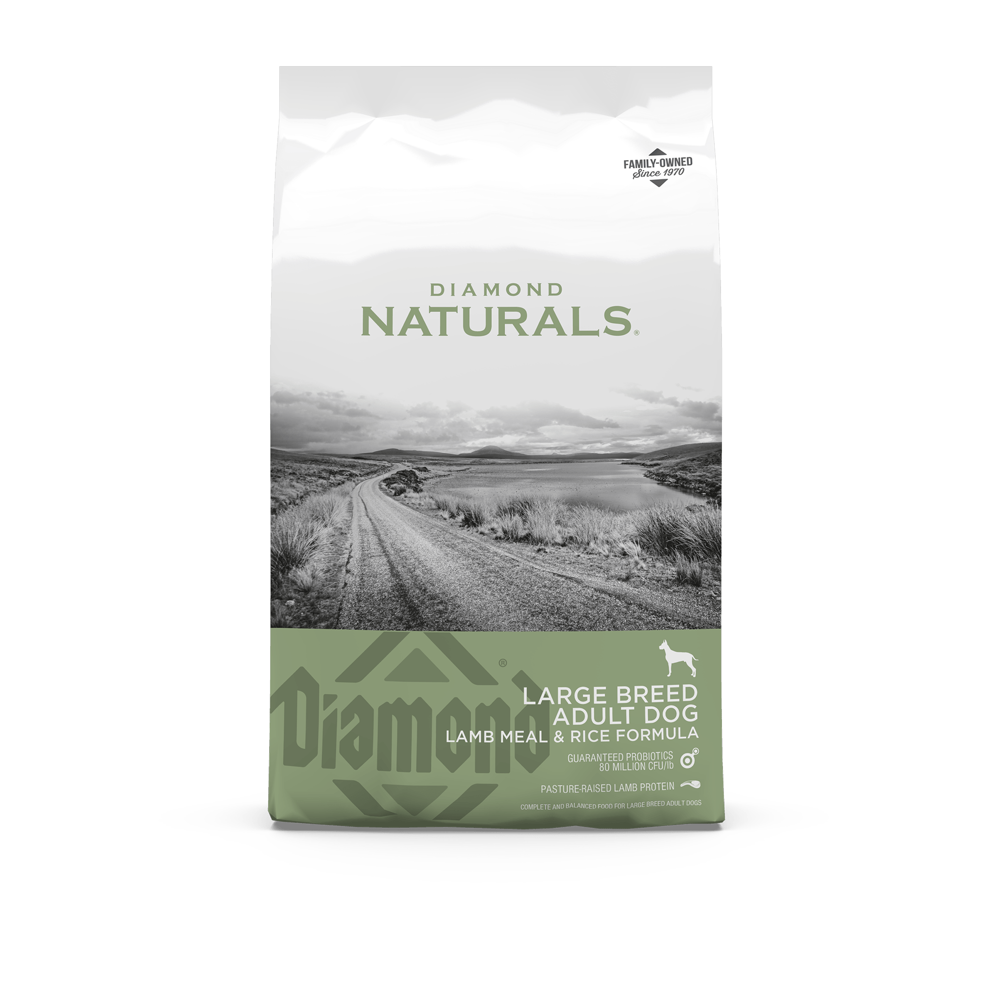Diamond Naturals Large Breed Adult Dog Lamb Meal & Rice Formula Dry Dog Food bag