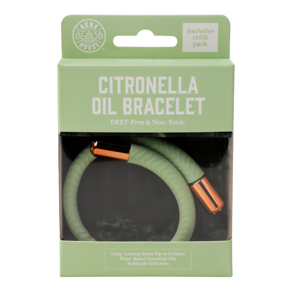 DM Merchandising Bunk House Citronella Oil Bracelet -- packaging