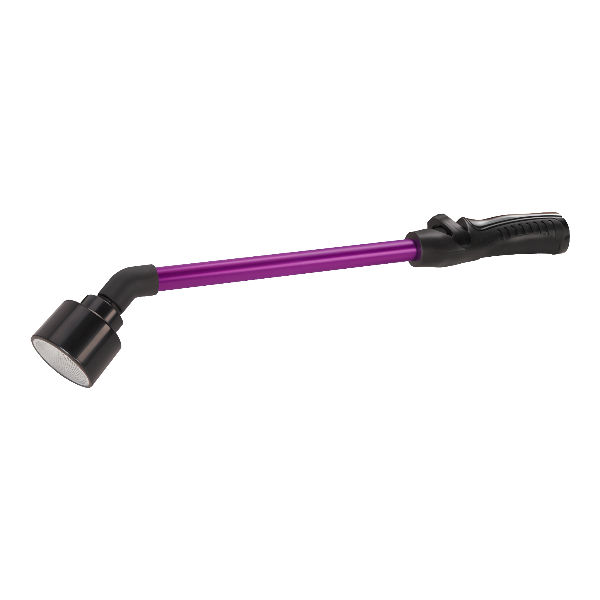 Dramm 16-Inch One Touch Rain Wand in Berry with thumb-operated valve and full-flow shower head