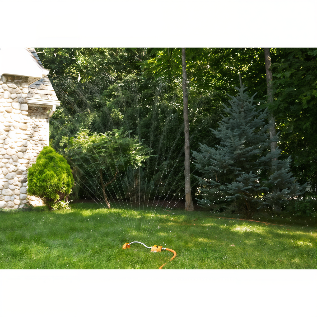 Dramm ColorStorm Oscillating Sprinkler -- lifestyle