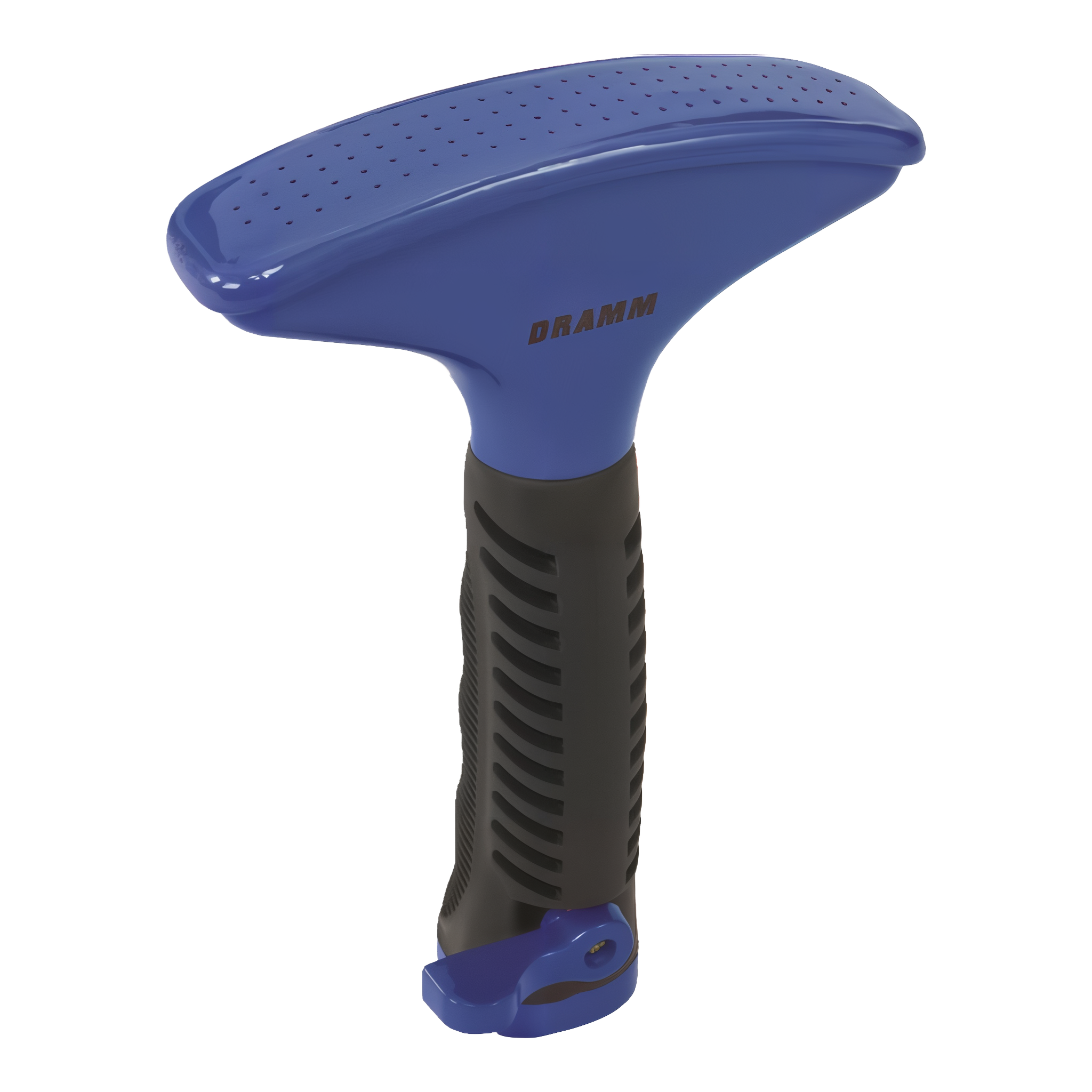 Dramm Metal Fan Nozzle in Blue, all-metal fan-spray garden hose nozzle for seedlings and delicate plants