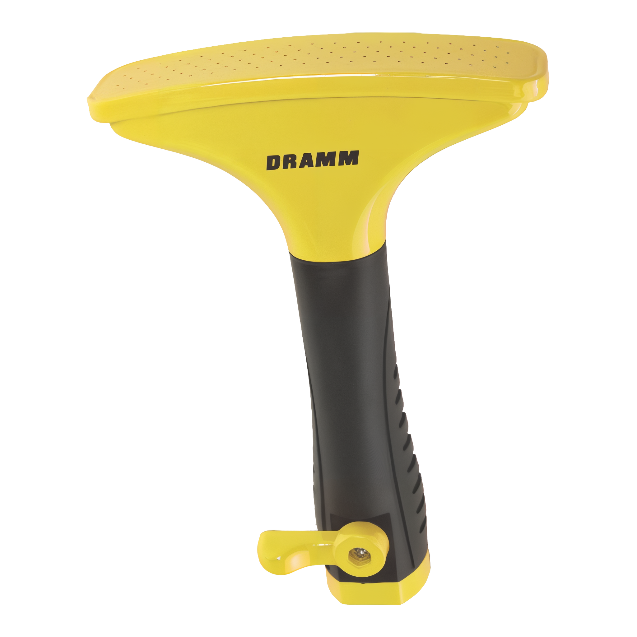Dramm Metal Fan Nozzle in Yellow, all-metal fan-spray garden hose nozzle for seedlings and delicate plants
