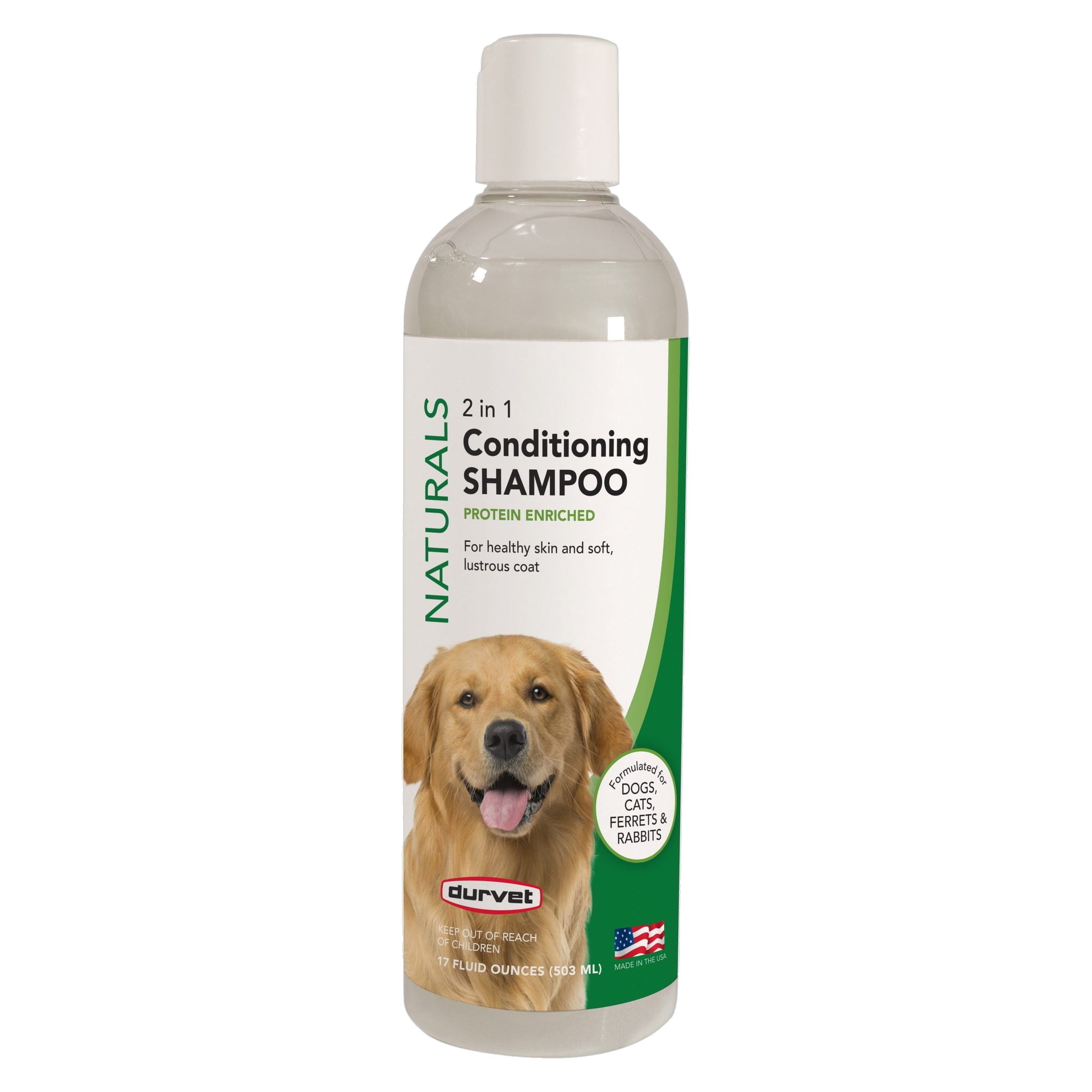 Durvet Naturals 2 in 1 Conditioning Shampoo #17 OZ