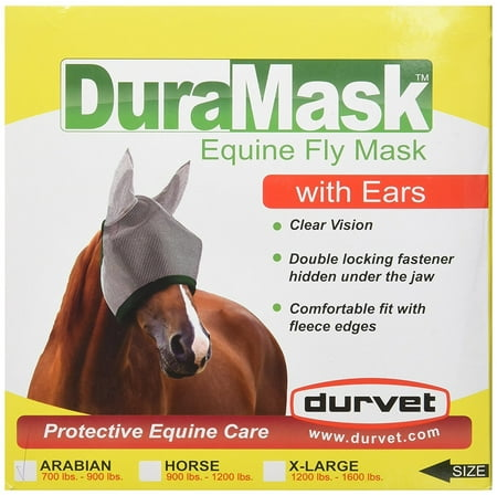 Durvet Fly D-Duramask Fly Mask With Ears