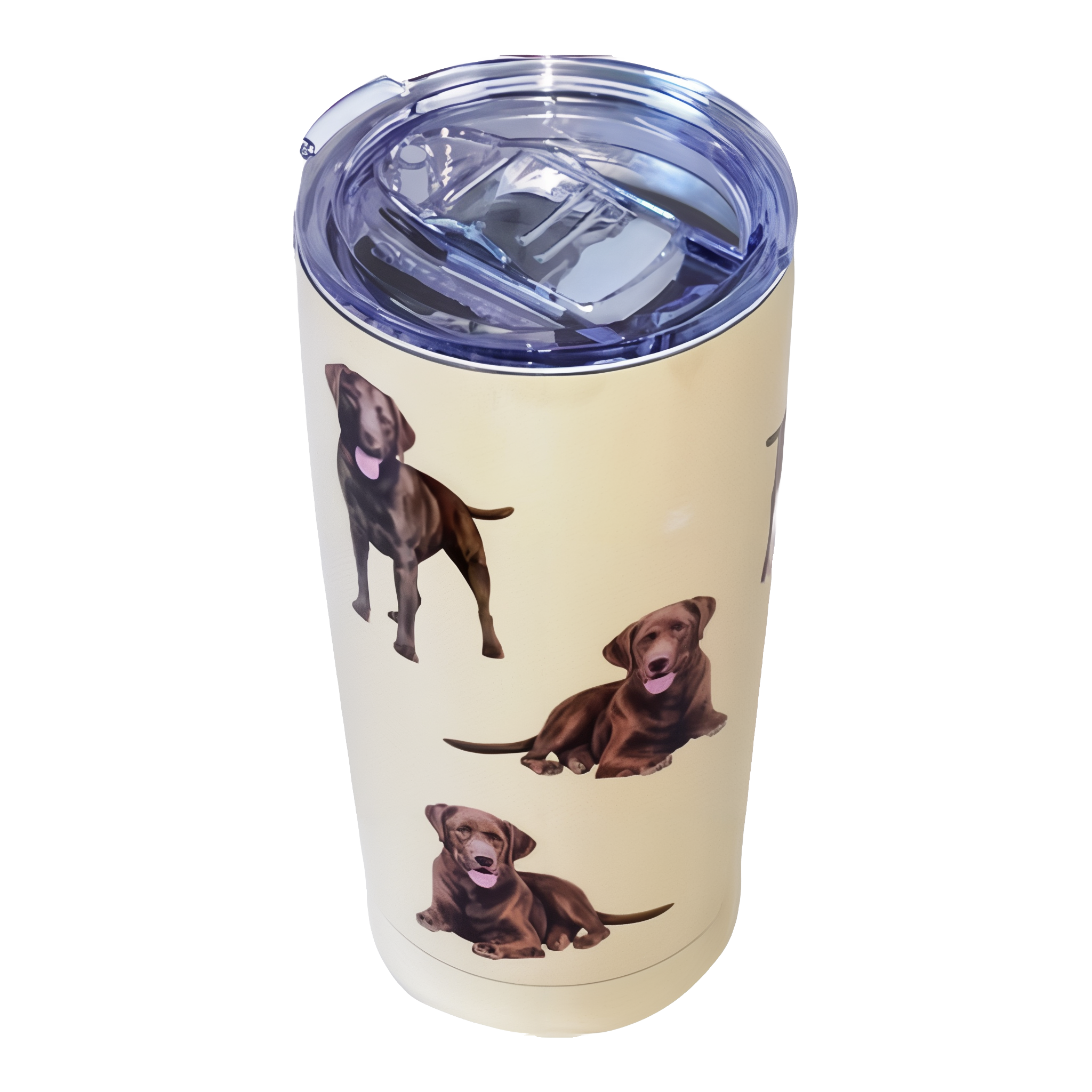 Serengeti Stainless Steel Chocolate Labrador Tumblers