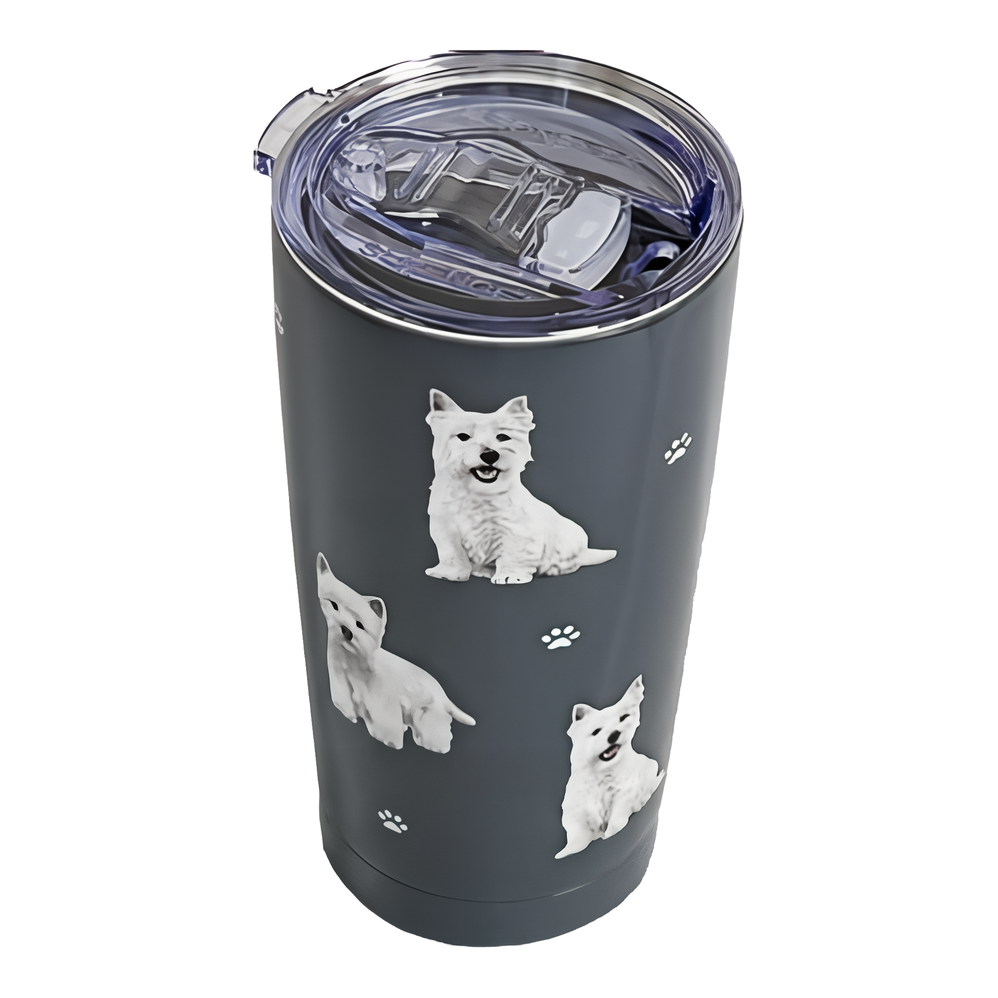 Serengeti Stainless Steel Westie Tumblers Vacuum Insulated Travel Mug