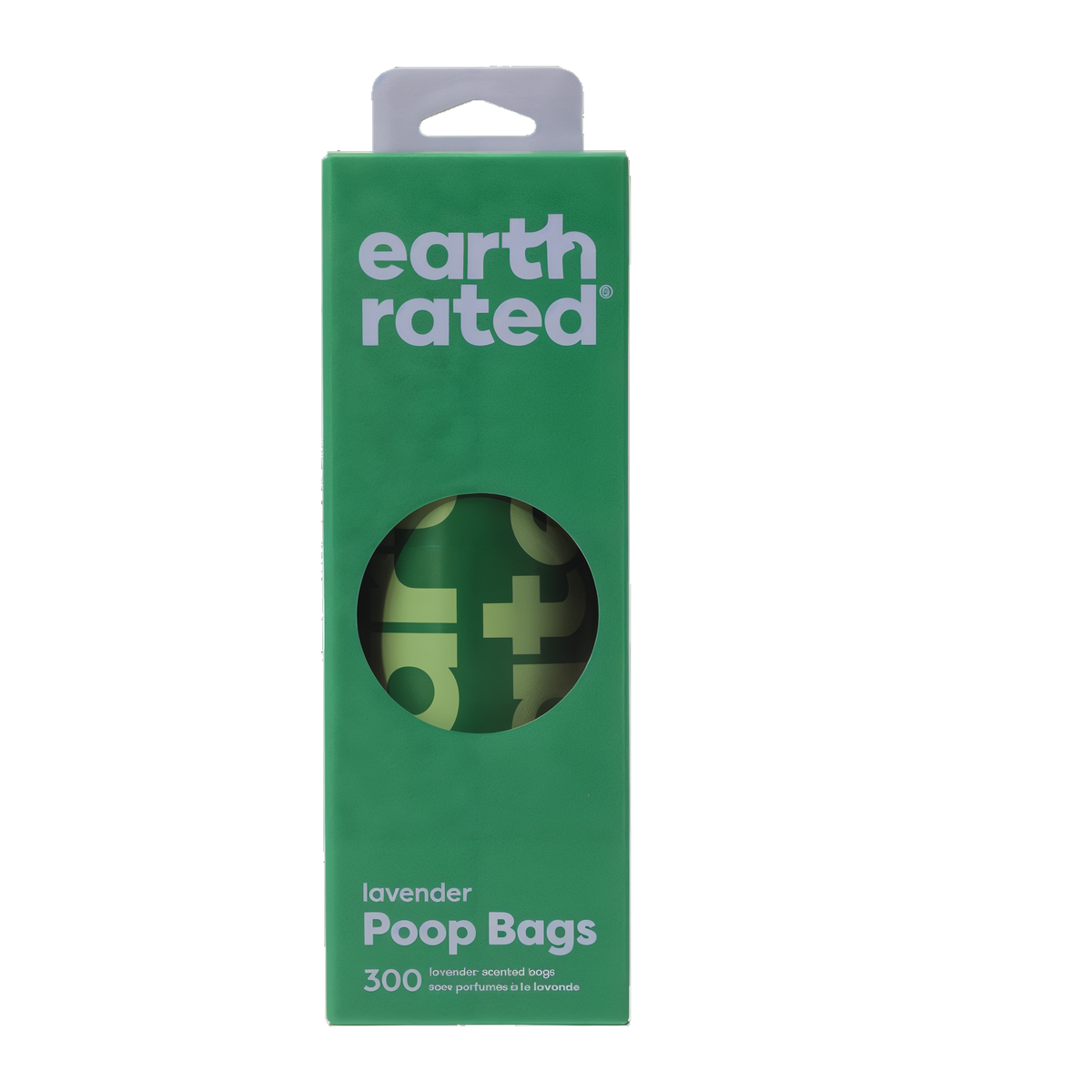 Earth Rated Grab and Go Poop Bags lavender scented 300 count dispensing box