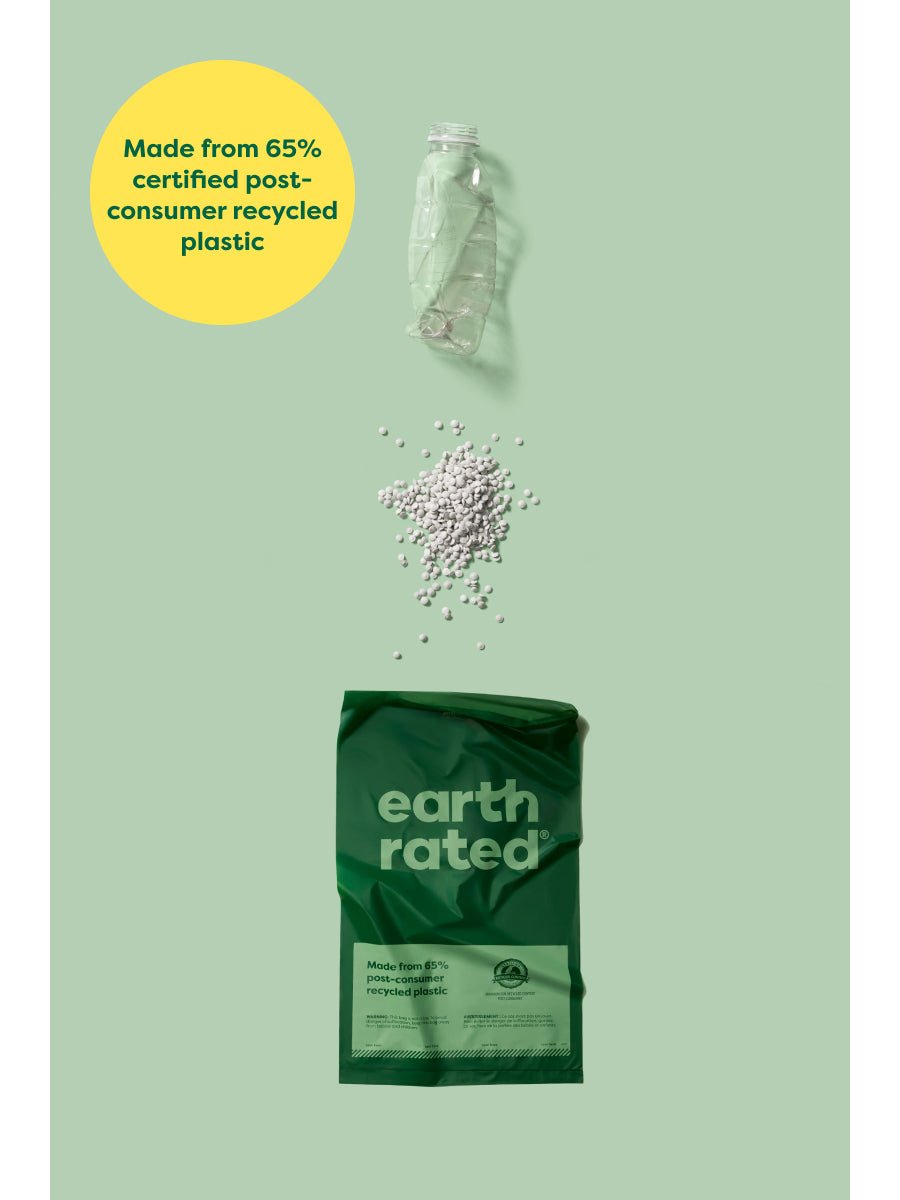 Made from 65 percent certified post-consumer recycled plastic