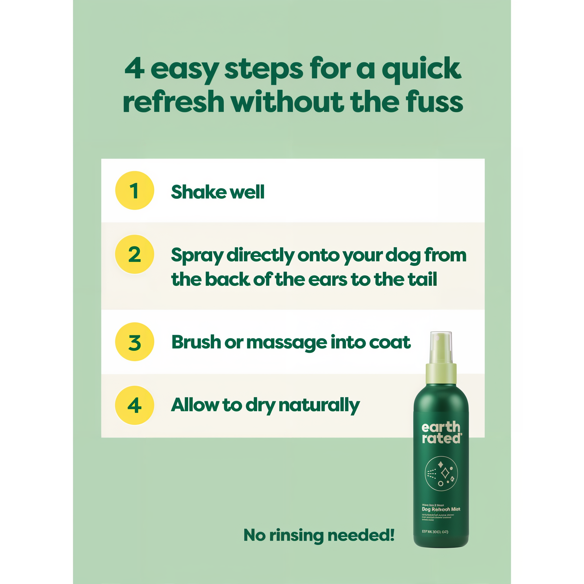 Four easy steps for a quick refresh without the fuss