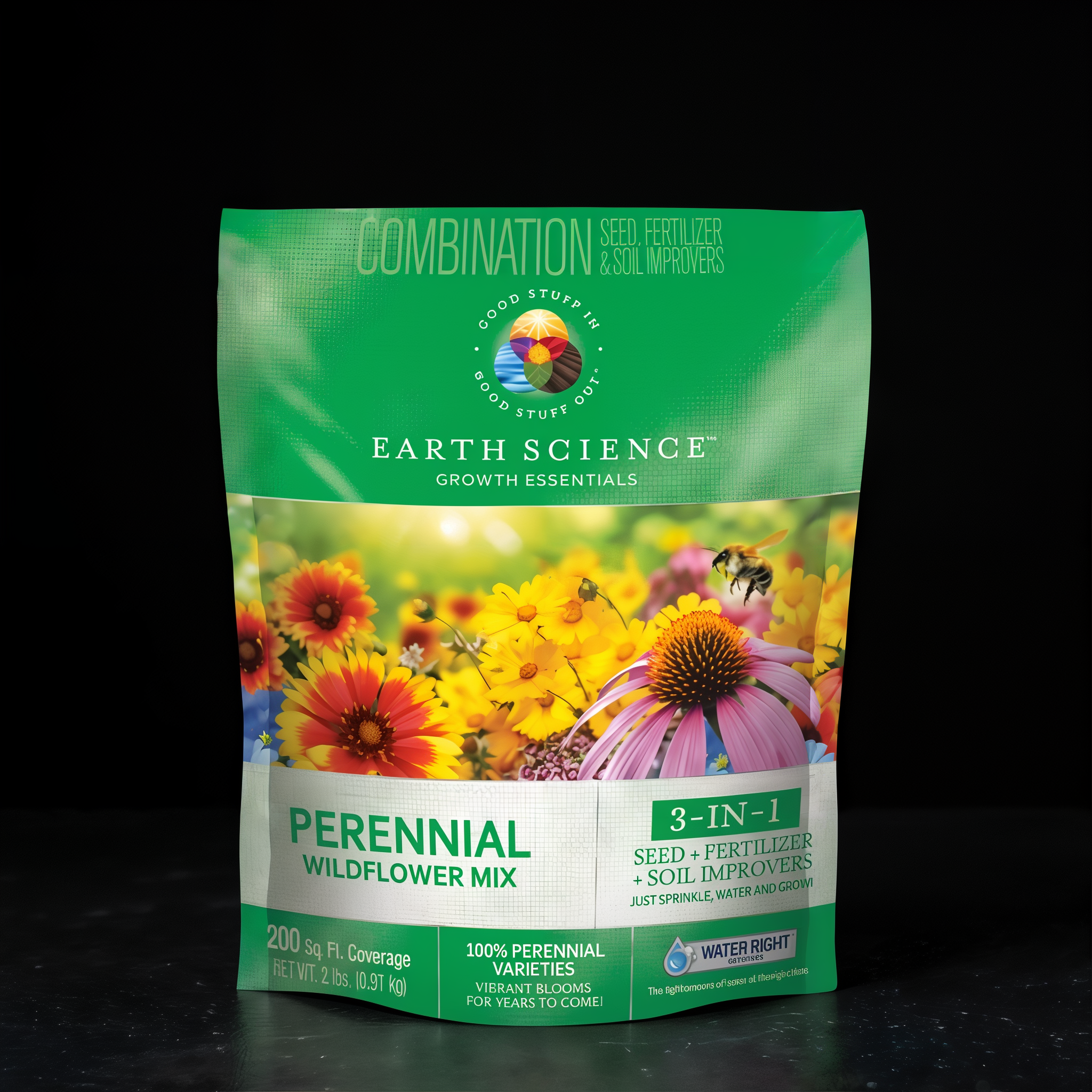 Earth Science Growing Perennial Wildflower Mix Flower Seeds