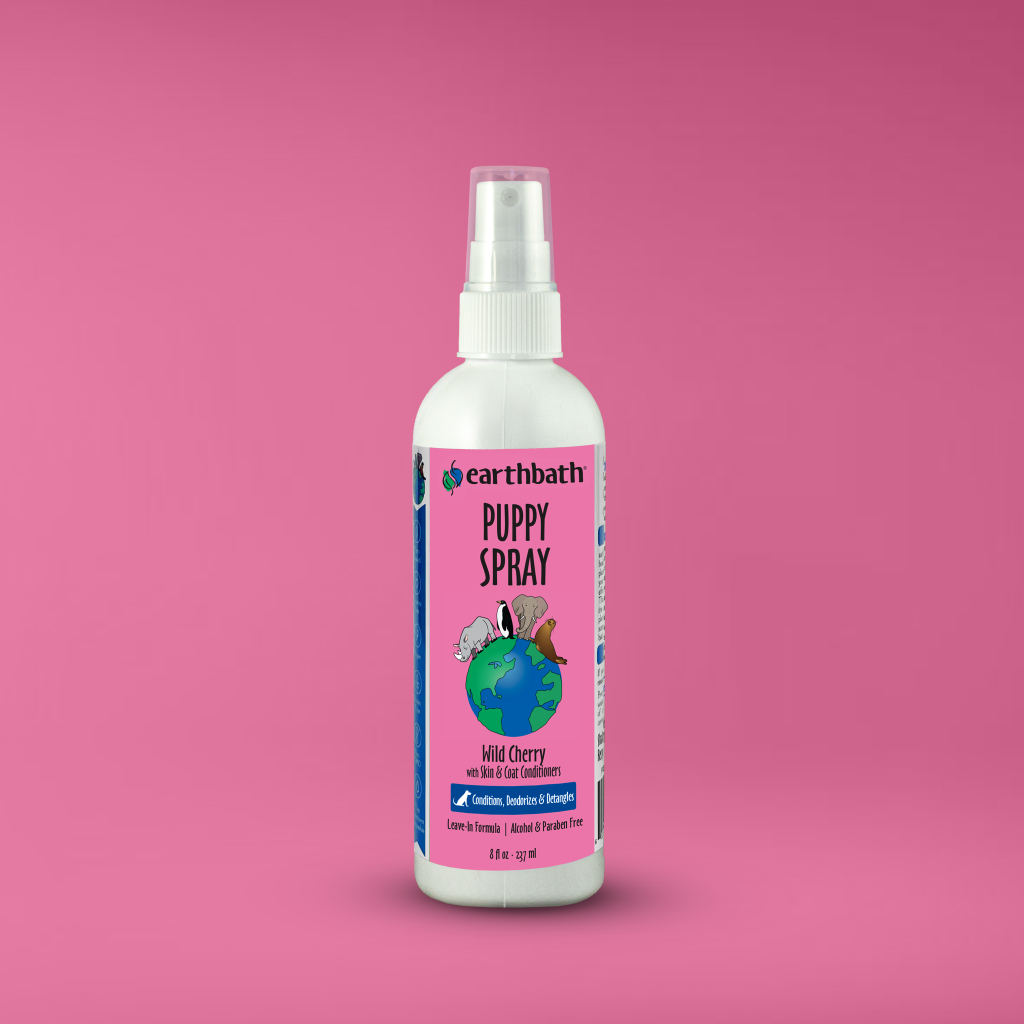 Earthbath 3-in-1 Deodorizing Puppy Spray 8 fl oz front #8 fl oz