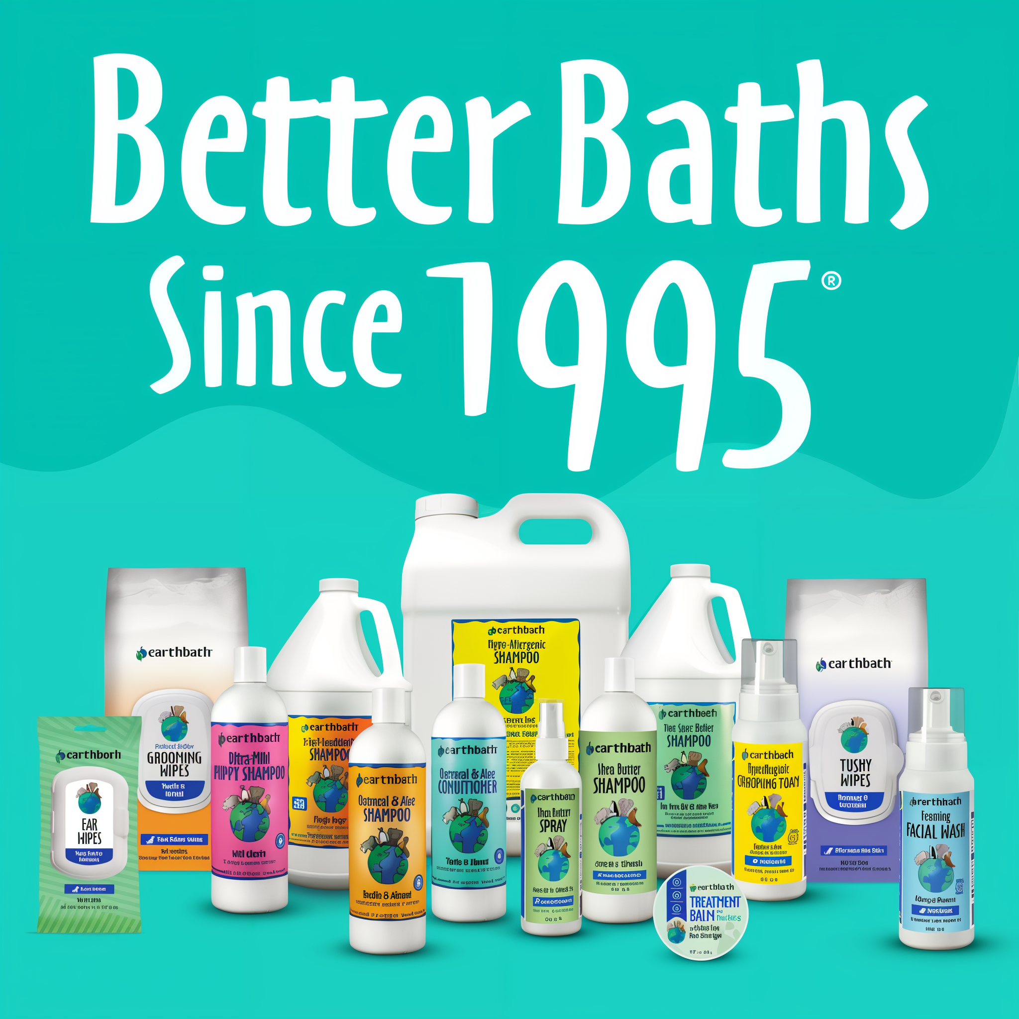 Earthbath better baths since 1995 product family