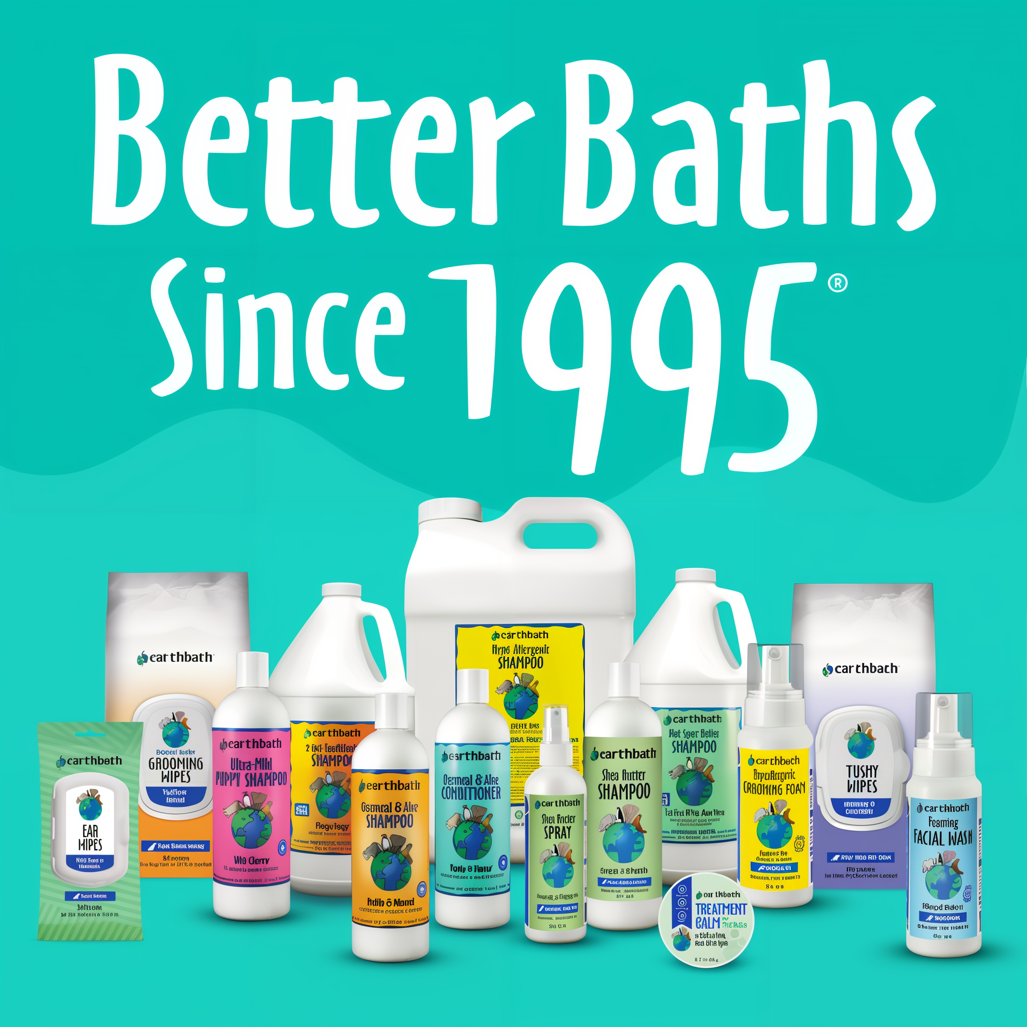 Earthbath better baths since 1995 product family